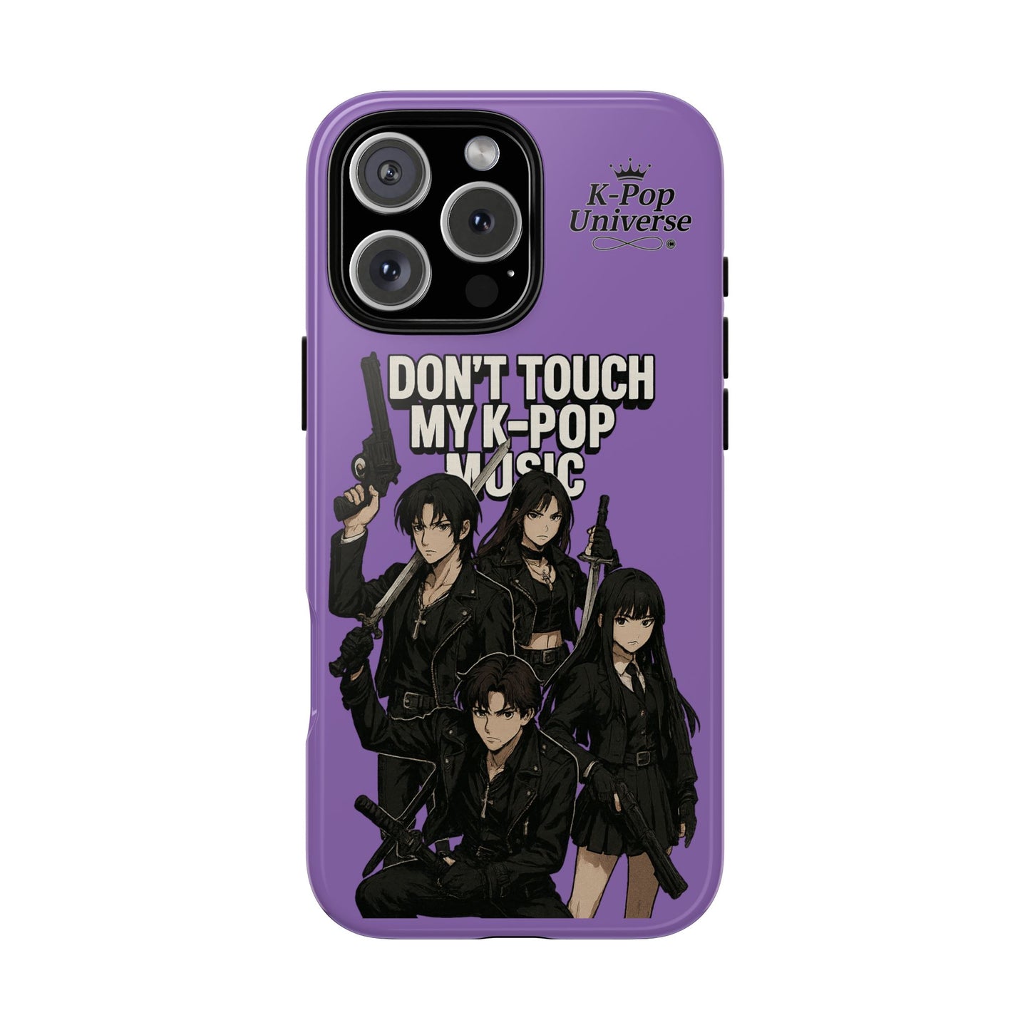 K-Pop Phone Case, Don't Touch My K-Pop Music Cover, Gift for Fans, Cute K-Pop Merchandise, Trending Phone Accessories