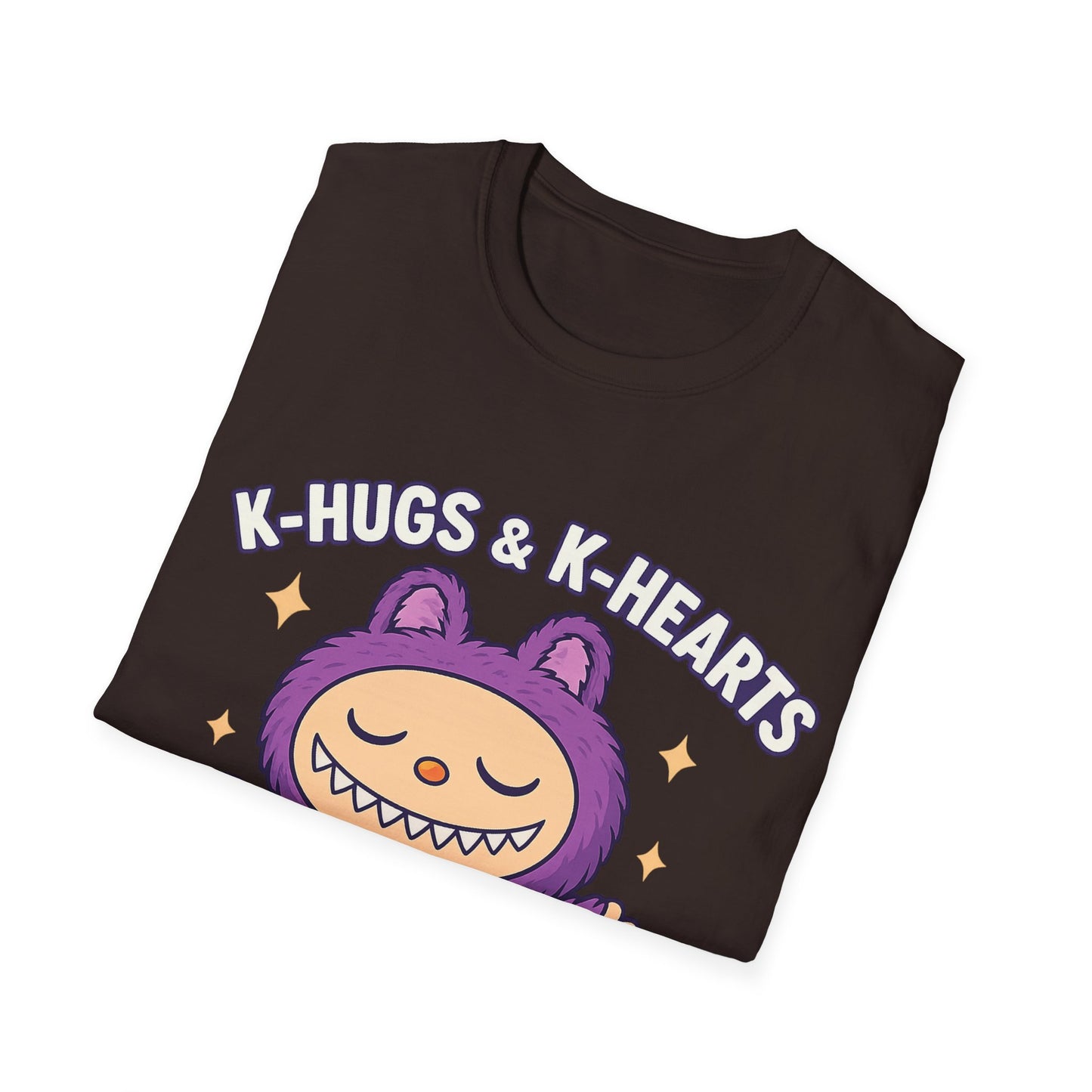 K-Pop Cute Character T-Shirt, Fun Fashion, Graphic Tees, Gift for Fans, Unique K-Pop Apparel, Cuteness Overload