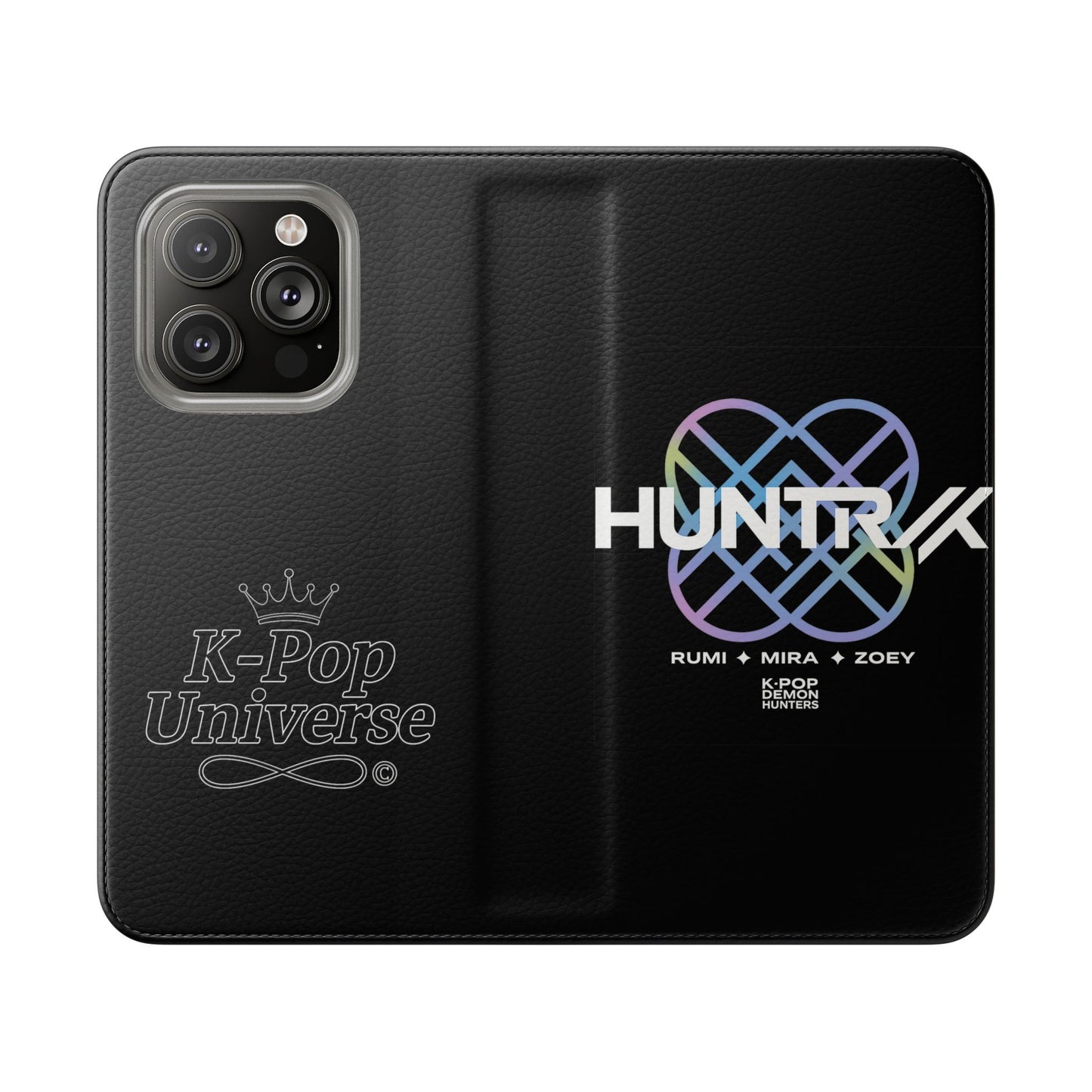LIMITED EDITION❗K-Pop Universe Flip Cases - Stylish Phone Wallet, Perfect for Fans, Gift for Music Lovers, Trendy Accessory, Smartphones, Huntrax, K-POP demon hunters, k-pop universe