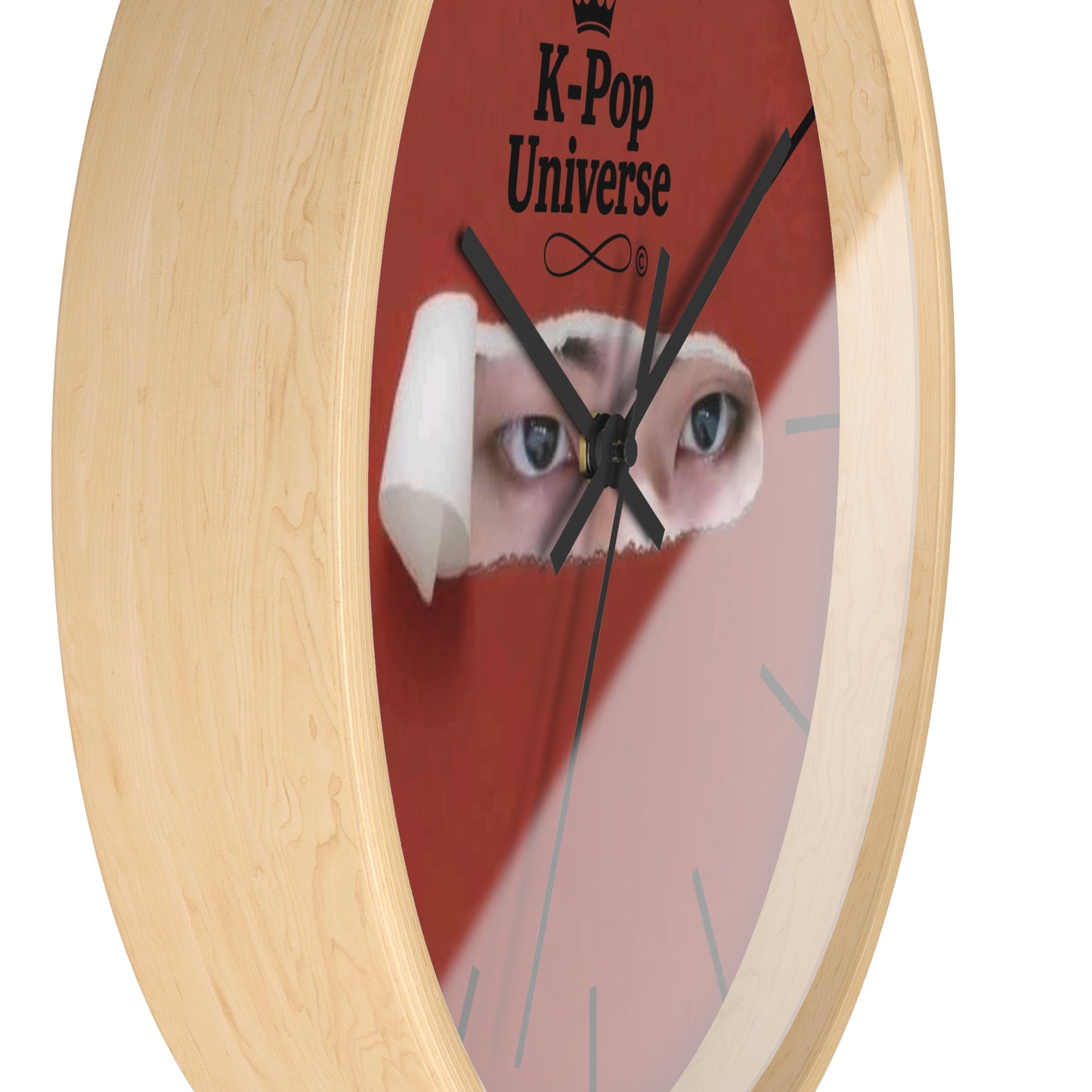 K-Pop Universe Wall Clock, Unique Home Decor, K-Pop Fan Gift, Modern Timepiece, Stylish Wall Art