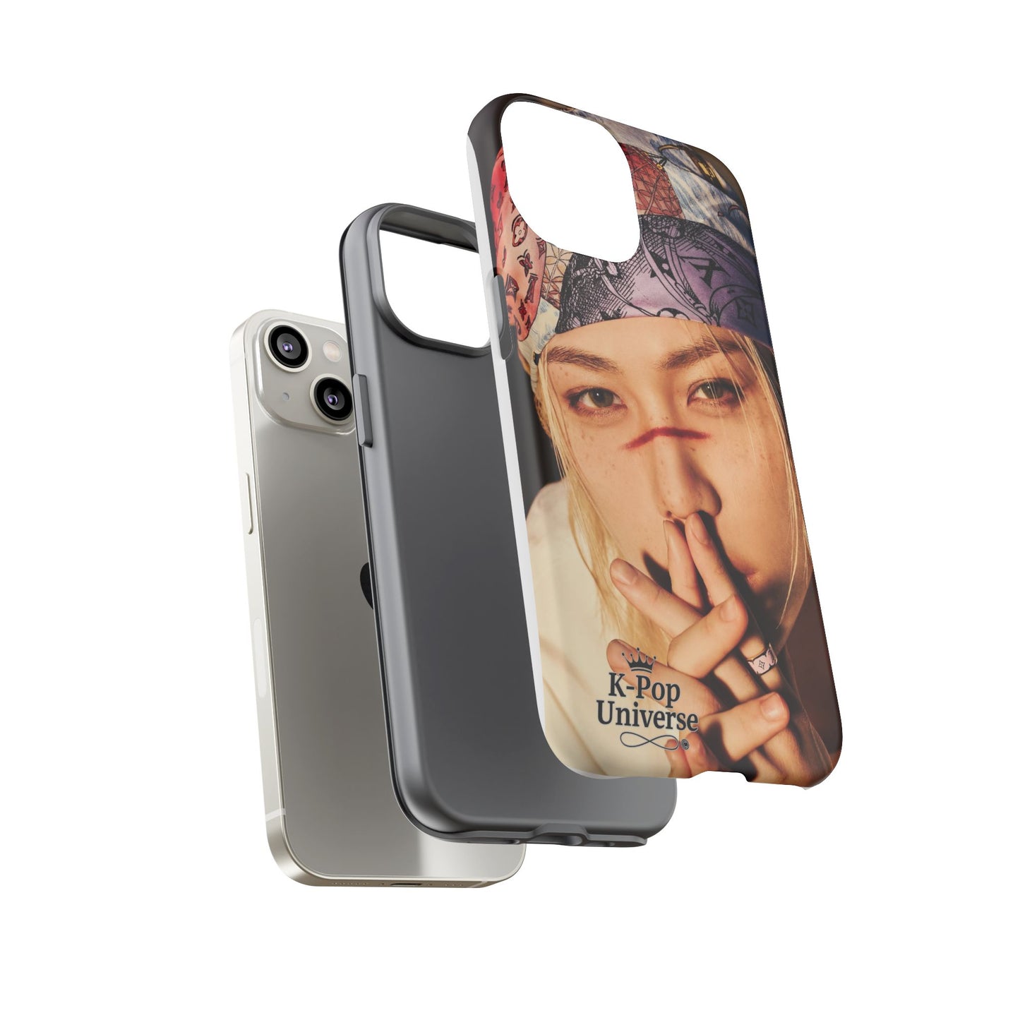 K-Pop Tough Phone Case, Stylish K-Pop Accessory, Trendy Gift for Fans, Birthday Present, Unique Phone Case Design
