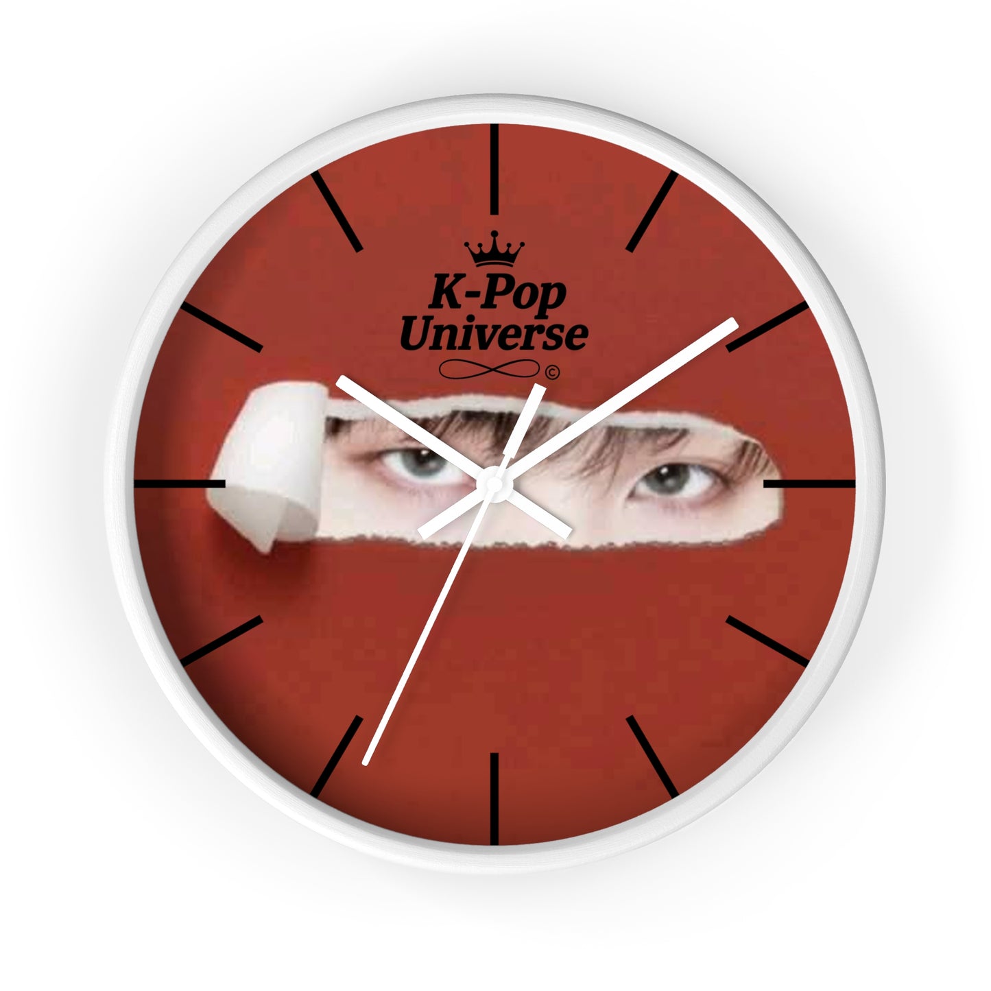 Wall Clock,K-Pop Universe Wall Clock, K-Pop Decor, Unique Gift, Home Decoration, Music Lover Accessory, Trendy Wall Art/Suga/bts