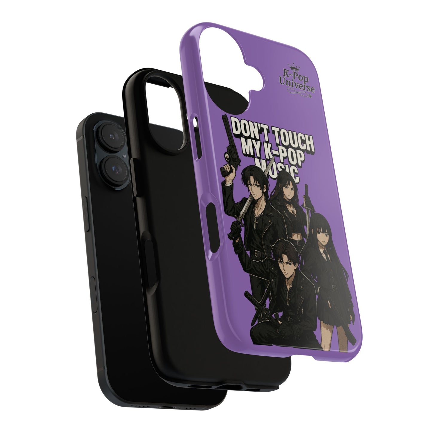 K-Pop Phone Case, Don't Touch My K-Pop Music Cover, Gift for Fans, Cute K-Pop Merchandise, Trending Phone Accessories