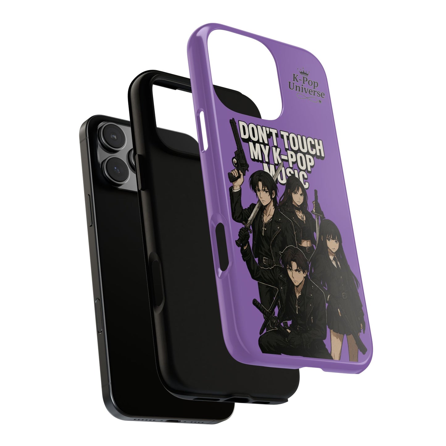 K-Pop Phone Case, Don't Touch My K-Pop Music Cover, Gift for Fans, Cute K-Pop Merchandise, Trending Phone Accessories