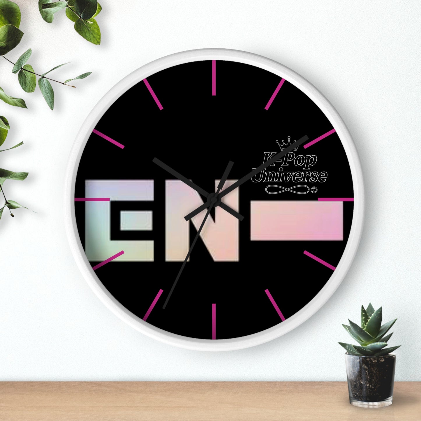 K-Pop Themed Wall Clock, Stylish Home Decor, J-Pop Universe Decoration, Unique Gift for Fans, Musician Inspired Wall Art