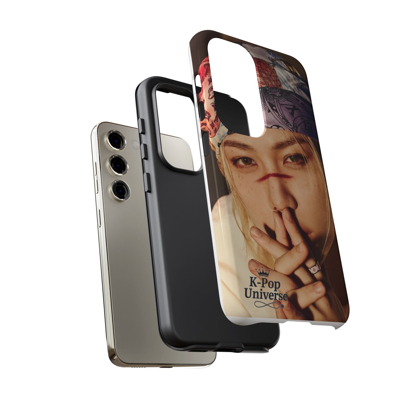 K-Pop Tough Phone Case, Stylish K-Pop Accessory, Trendy Gift for Fans, Birthday Present, Unique Phone Case Design