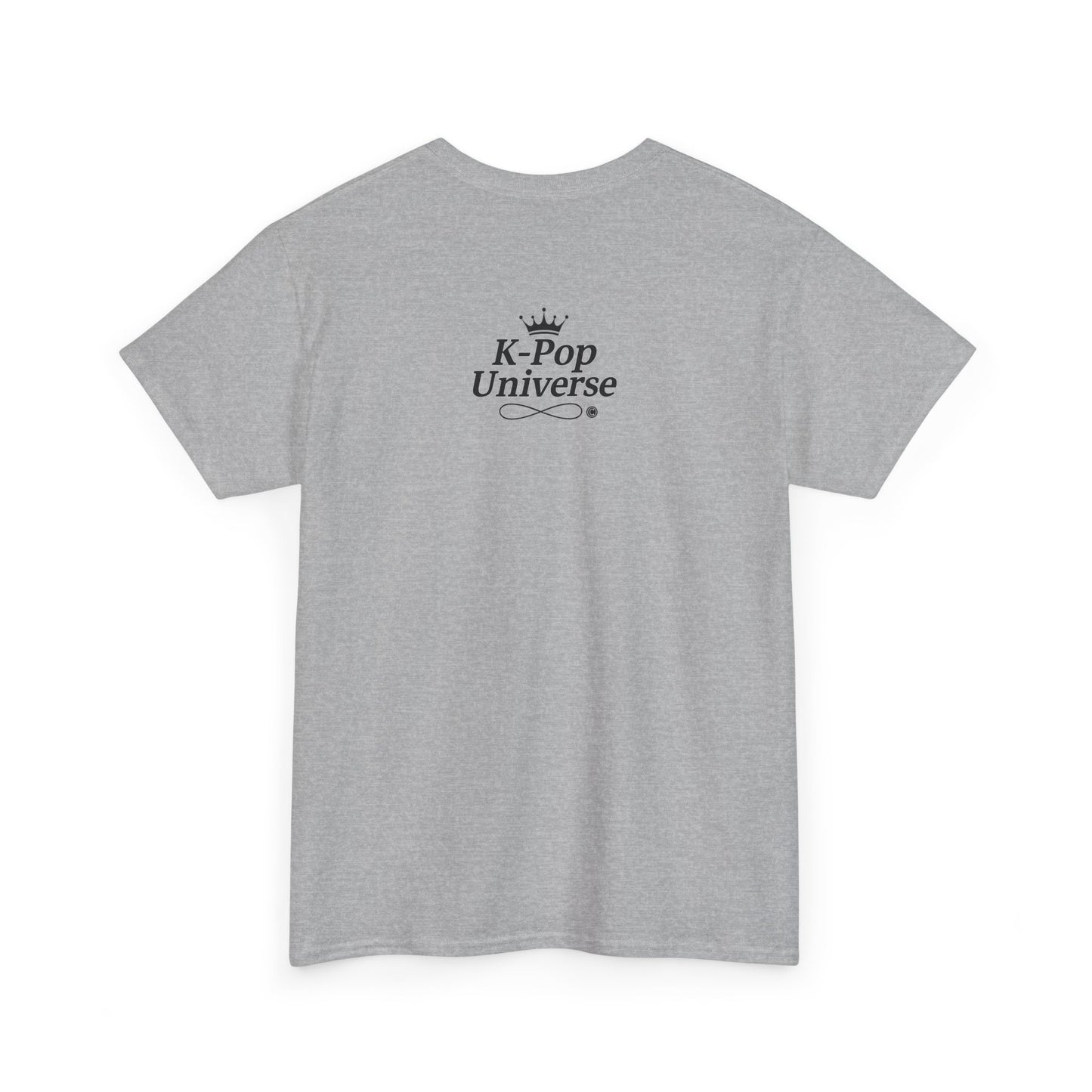 K-Pop Inspired Unisex Heavy Cotton Tee - Trendy Graphic Tee, Music Fan Shirt, Casual Wear, Gift for K-Pop Lovers