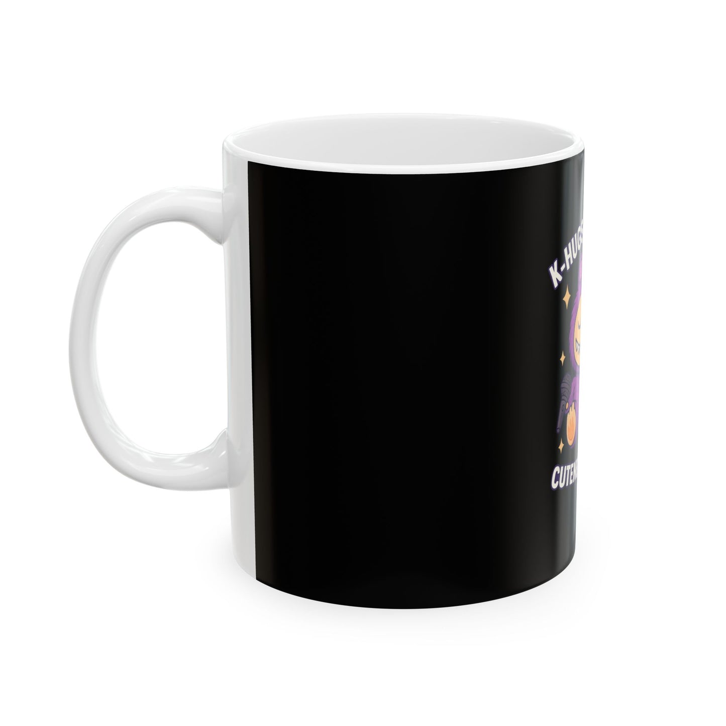Kawaii Ceramic Mug - Cute K-Hugs & K-Hearts, Perfect for Gifts, Coffee Lovers, Birthdays, Home Decor, Cute Aesthetic