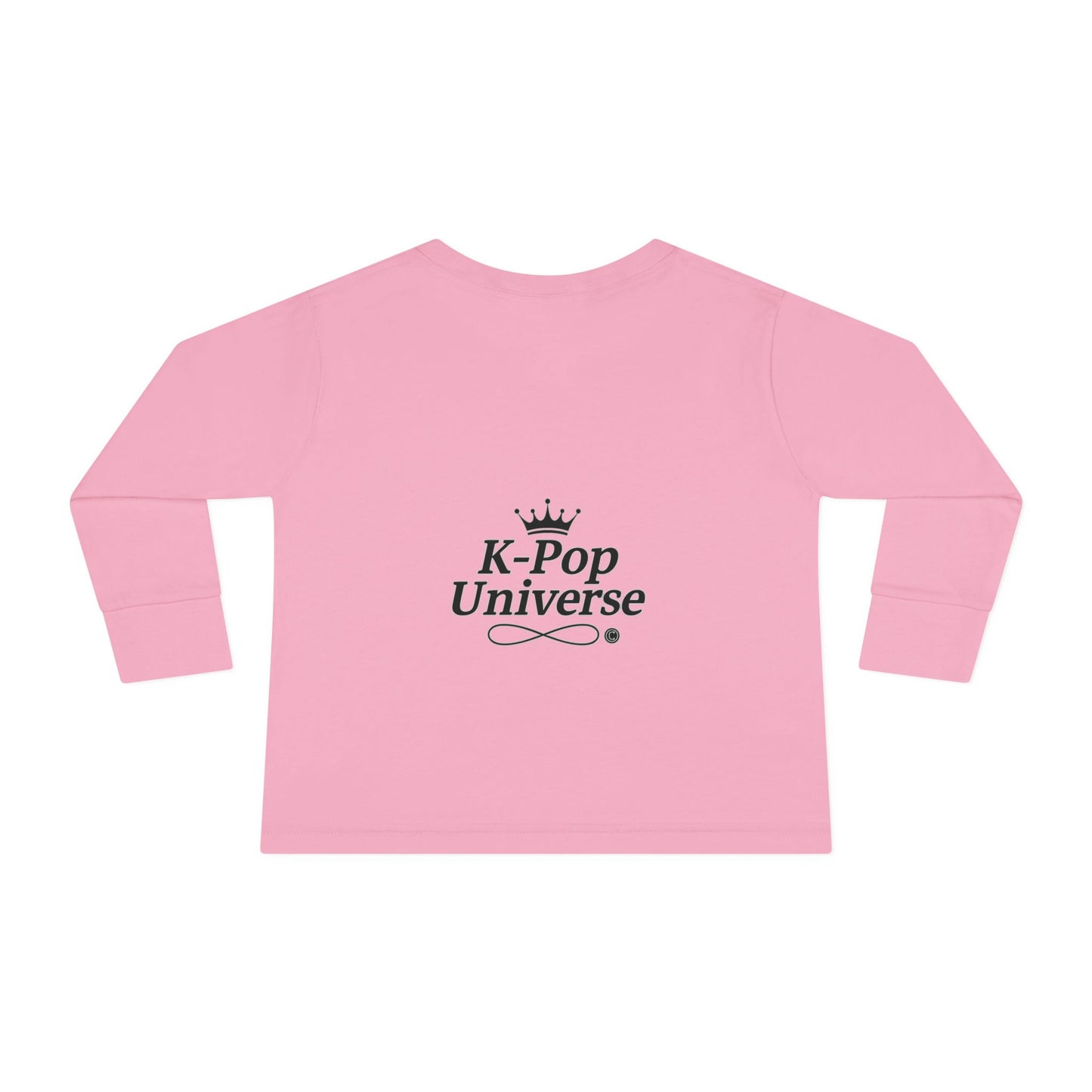 Toddler K-Pop Universe Tee, Cute Kids Shirt, Long Sleeve Top for BTS Fans, Perfect for Birthdays, Gift for Little Ones