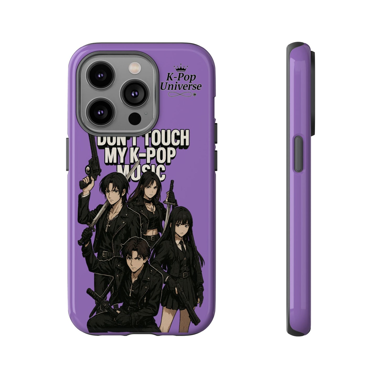 K-Pop Phone Case, Don't Touch My K-Pop Music Cover, Gift for Fans, Cute K-Pop Merchandise, Trending Phone Accessories
