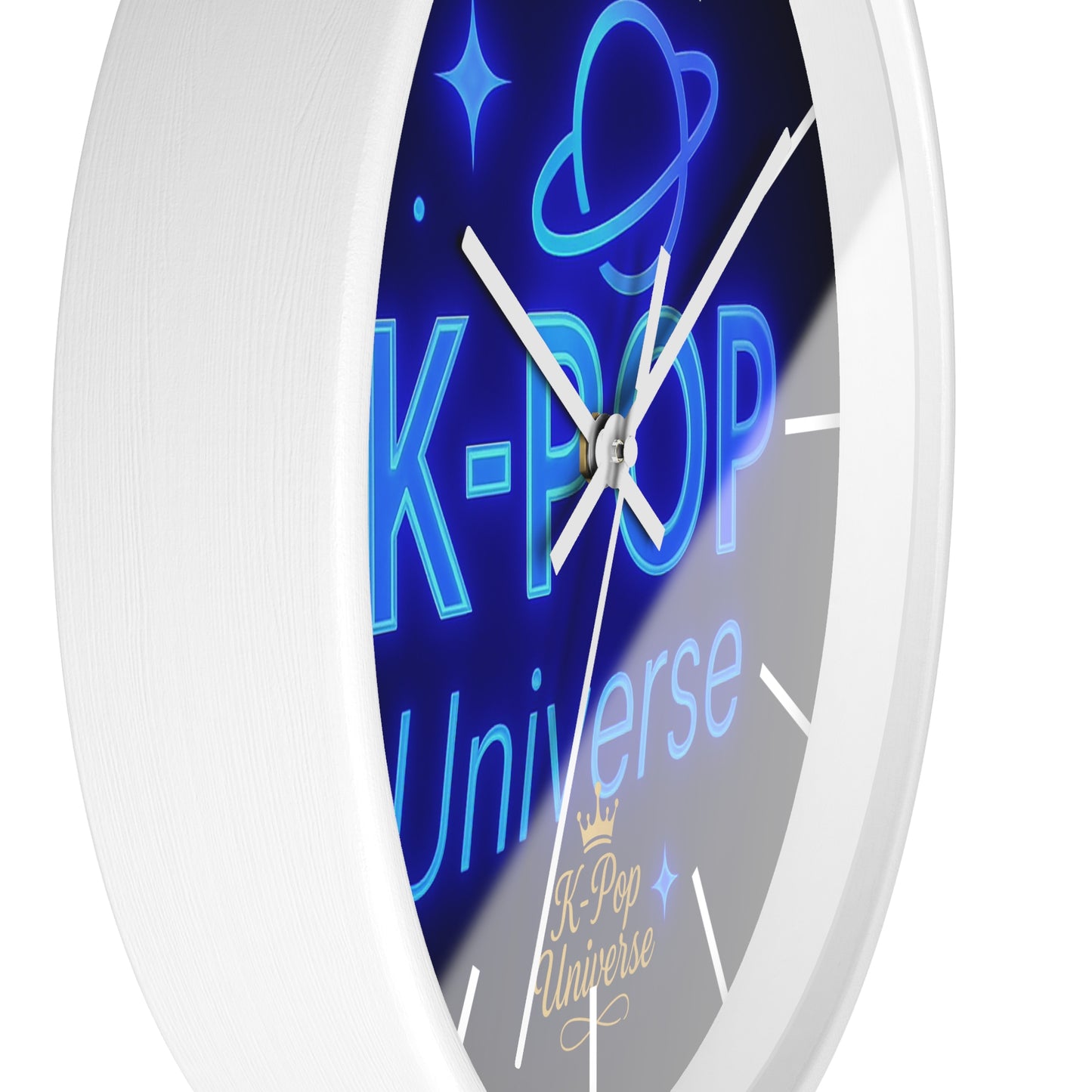 Wall ClockK-Pop Cat Acrylic Wall Clock, Cute Home Decor, Fun Wall Art, Unique Gift for Cat Lovers, K-Pop Fan Merchandise, Colorful Clock