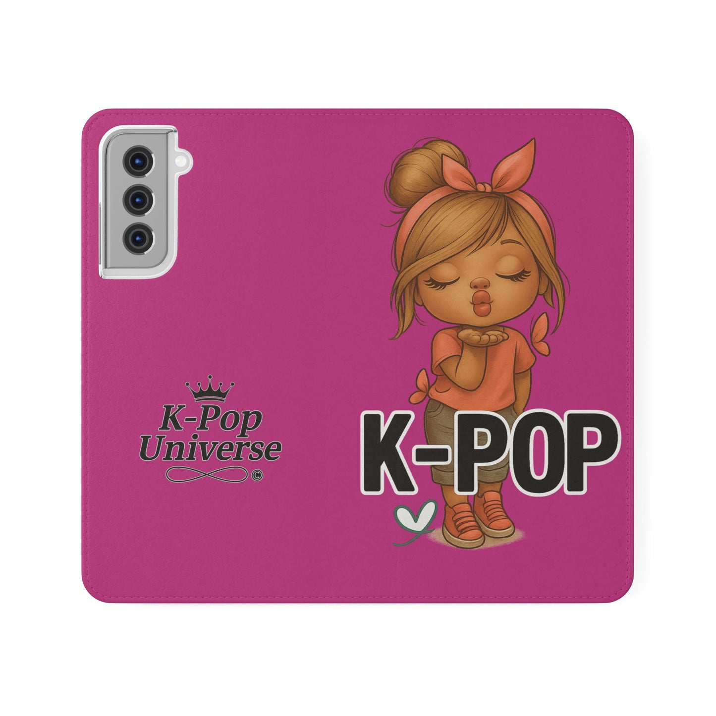 K-Pop Flip Case for Fans, Cute K-Pop Merchandise, Stylish Phone Cover, Ideal for Gifts, Birthday, Concerts, and Celebrations