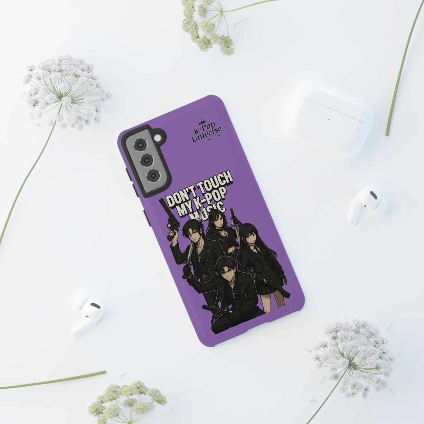K-Pop Phone Case, Don't Touch My K-Pop Music Cover, Gift for Fans, Cute K-Pop Merchandise, Trending Phone Accessories