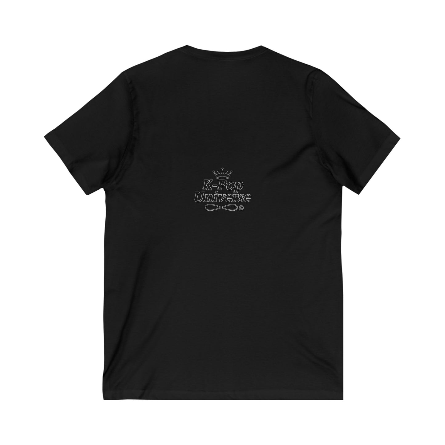 Karma V-Neck Tee for Fans, Unisex Fashion Top, Casual Streetwear, Perfect Gift for Music Lovers, Comfortable & Stylish, stray kids, k-pop universe