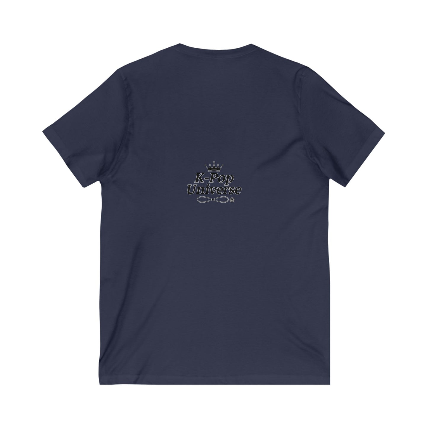 Karma V-Neck Tee for Fans, Unisex Fashion Top, Casual Streetwear, Perfect Gift for Music Lovers, Comfortable & Stylish, stray kids, k-pop universe