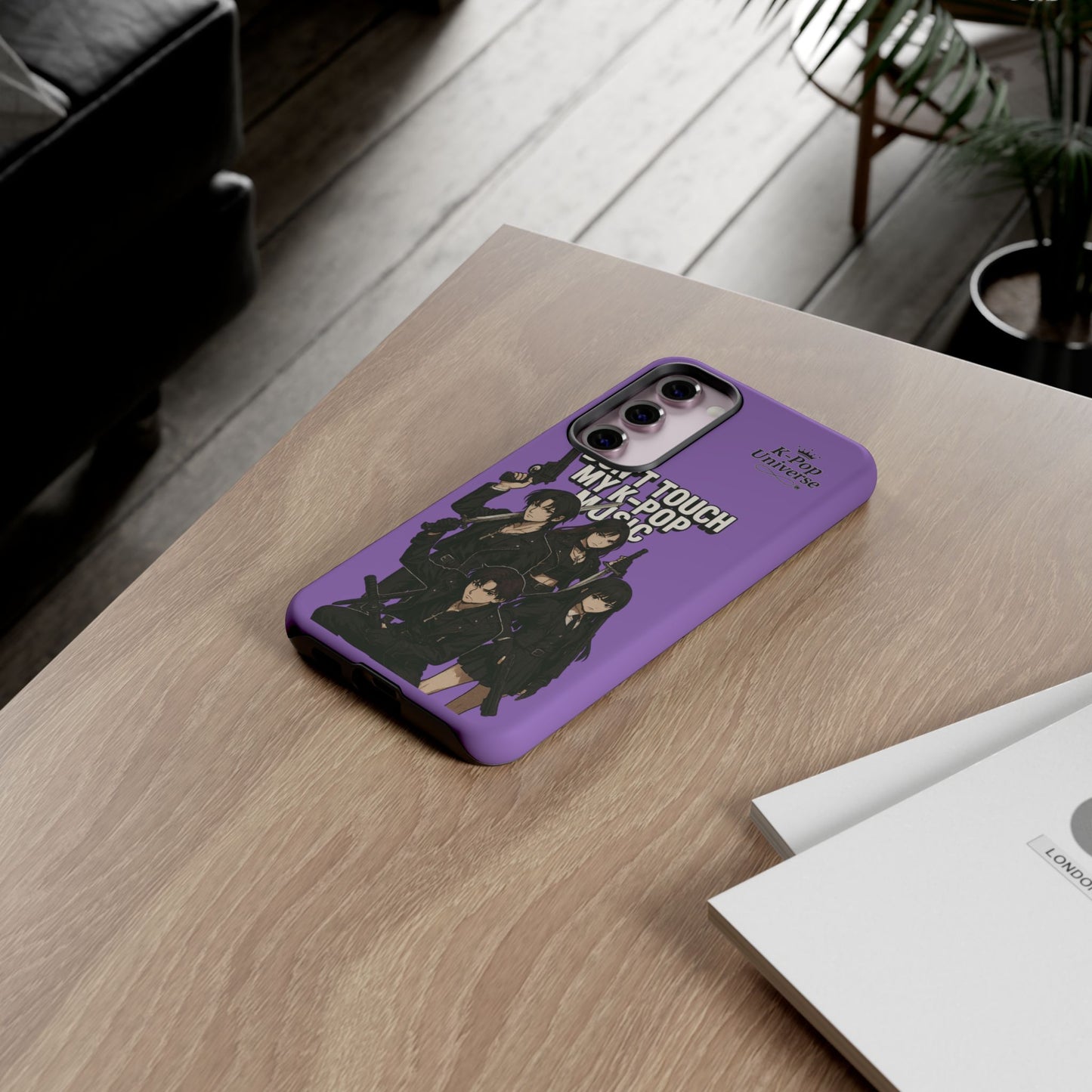 K-Pop Phone Case, Don't Touch My K-Pop Music Cover, Gift for Fans, Cute K-Pop Merchandise, Trending Phone Accessories