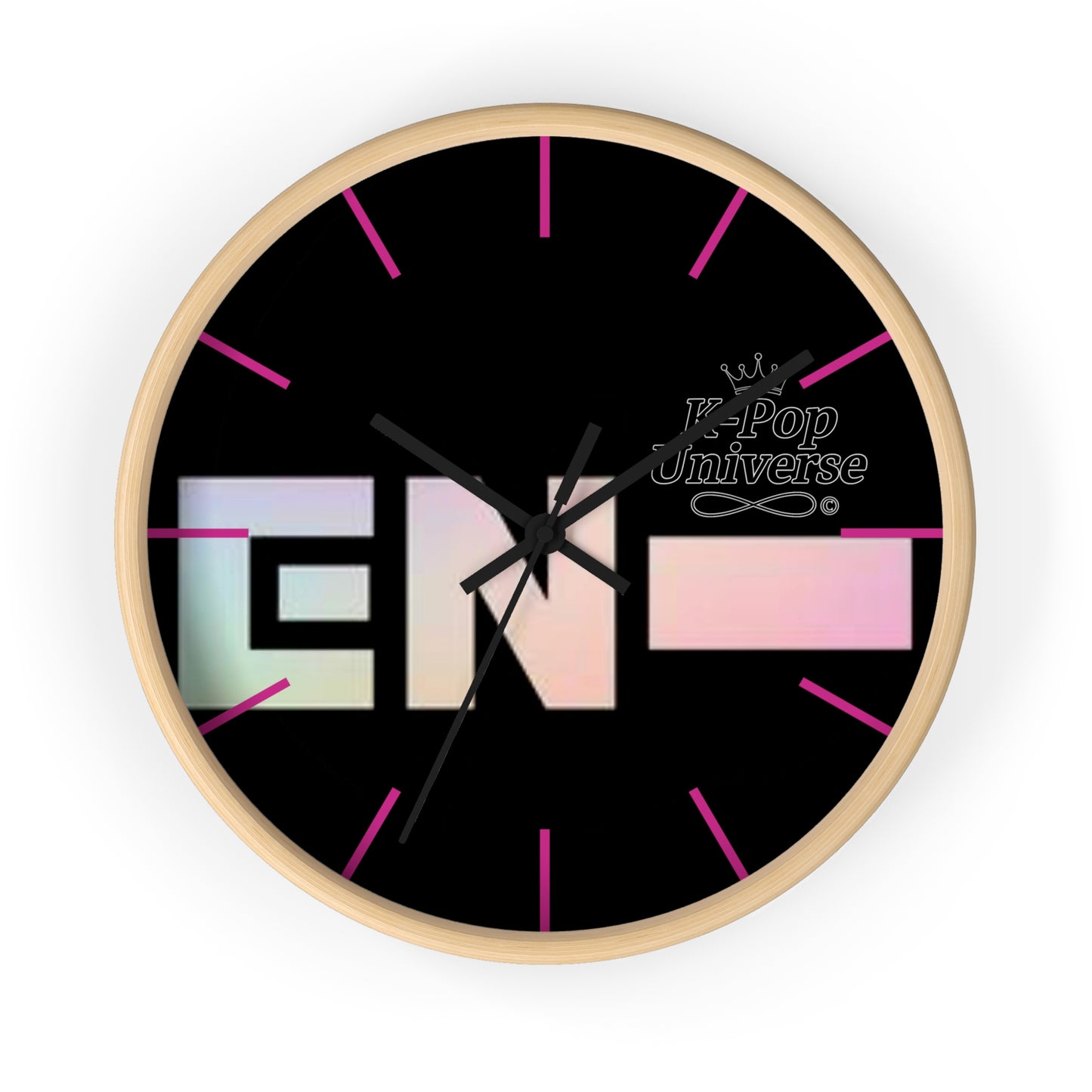 K-Pop Themed Wall Clock, Stylish Home Decor, J-Pop Universe Decoration, Unique Gift for Fans, Musician Inspired Wall Art
