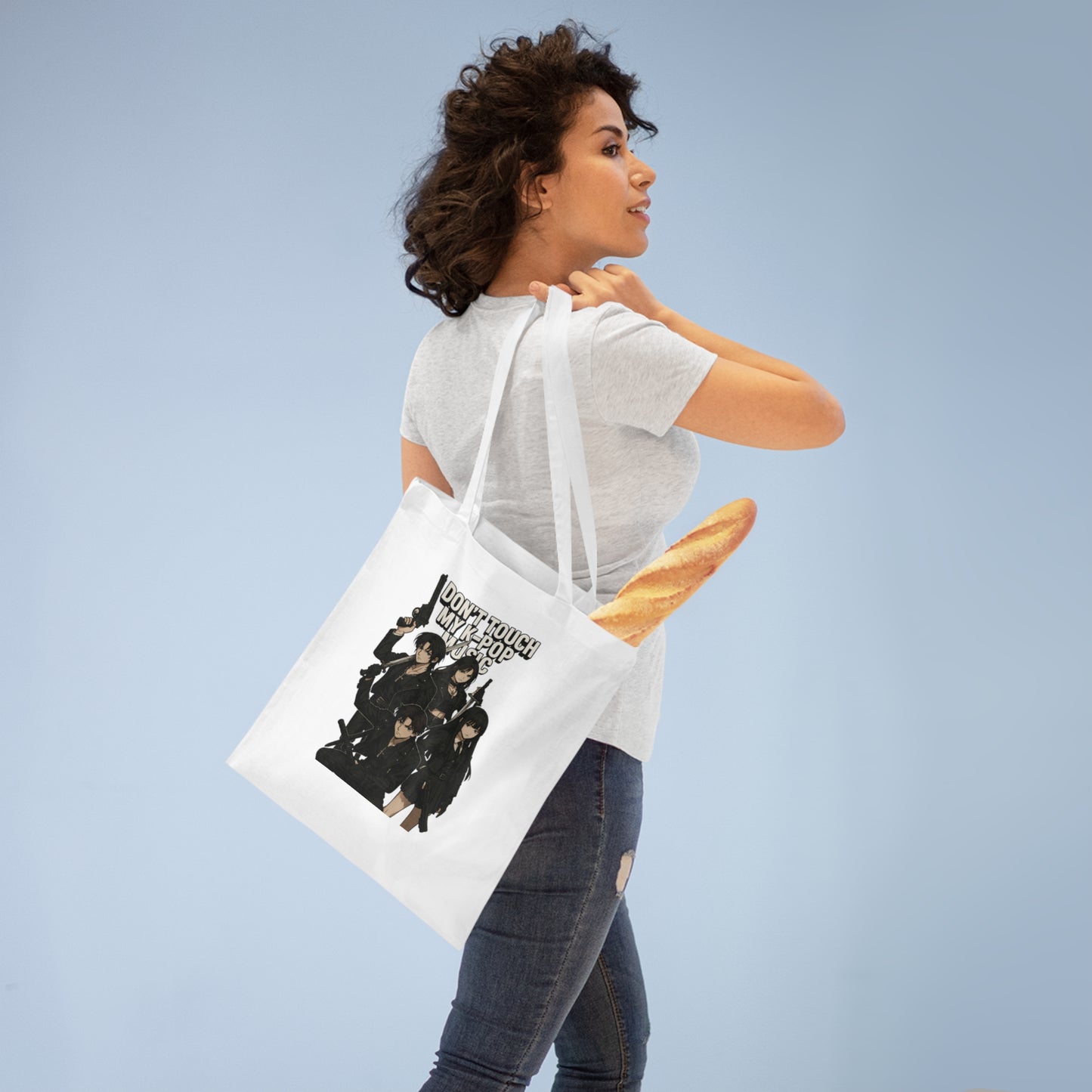 K-Pop Tote Bag - Perfect for Fans, Stylish Carry-All, Event Tote, Concert Bag, Gift for Music Lovers, Everyday Use