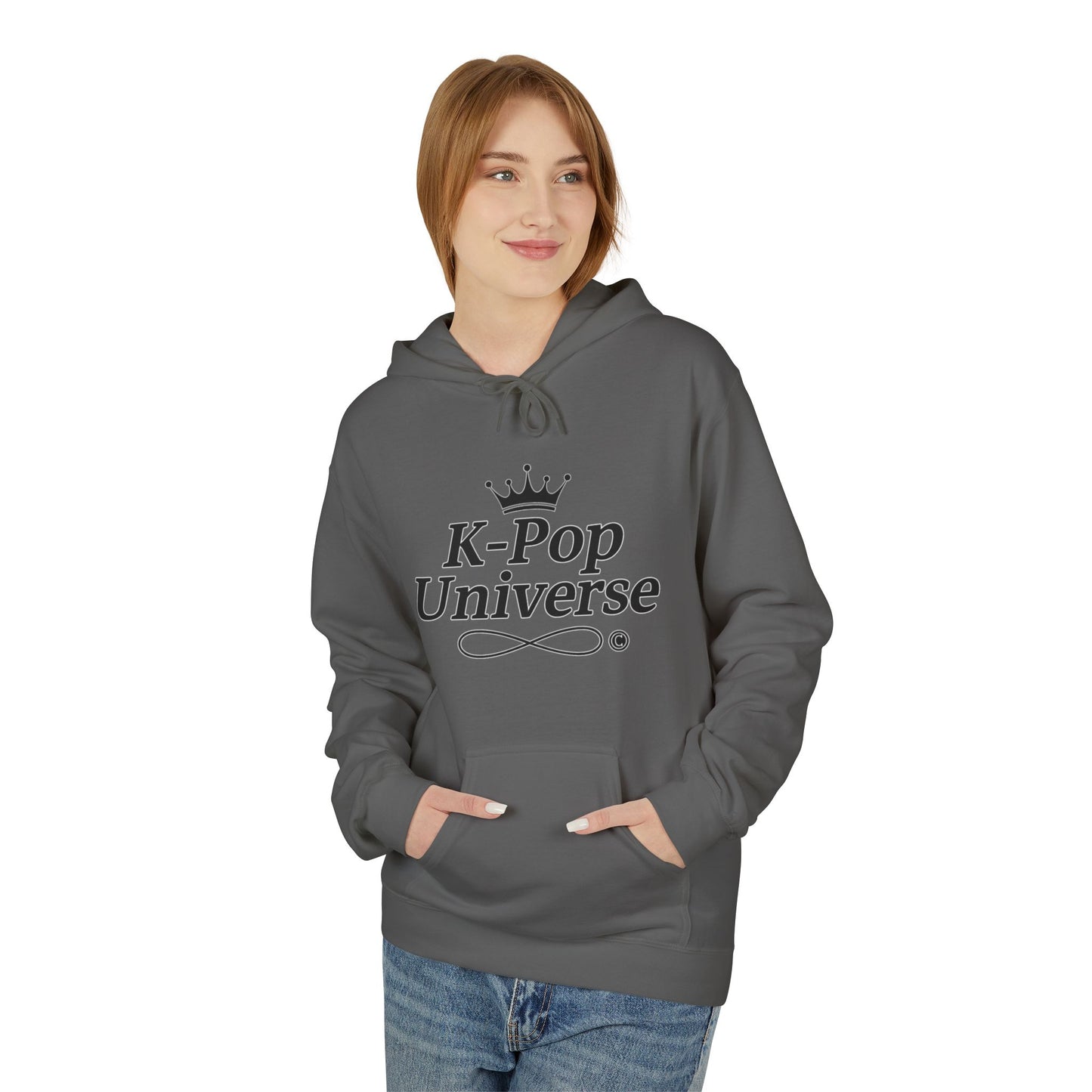 K-Pop Universe Stylish Unisex Fleece Hoodie | Cozy Concert Attire, Gift for Music Lovers, Casual Streetwear, Festival Outfit, Trendy Apparel