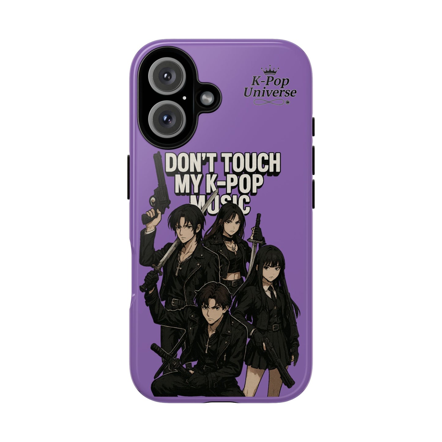 K-Pop Phone Case, Don't Touch My K-Pop Music Cover, Gift for Fans, Cute K-Pop Merchandise, Trending Phone Accessories