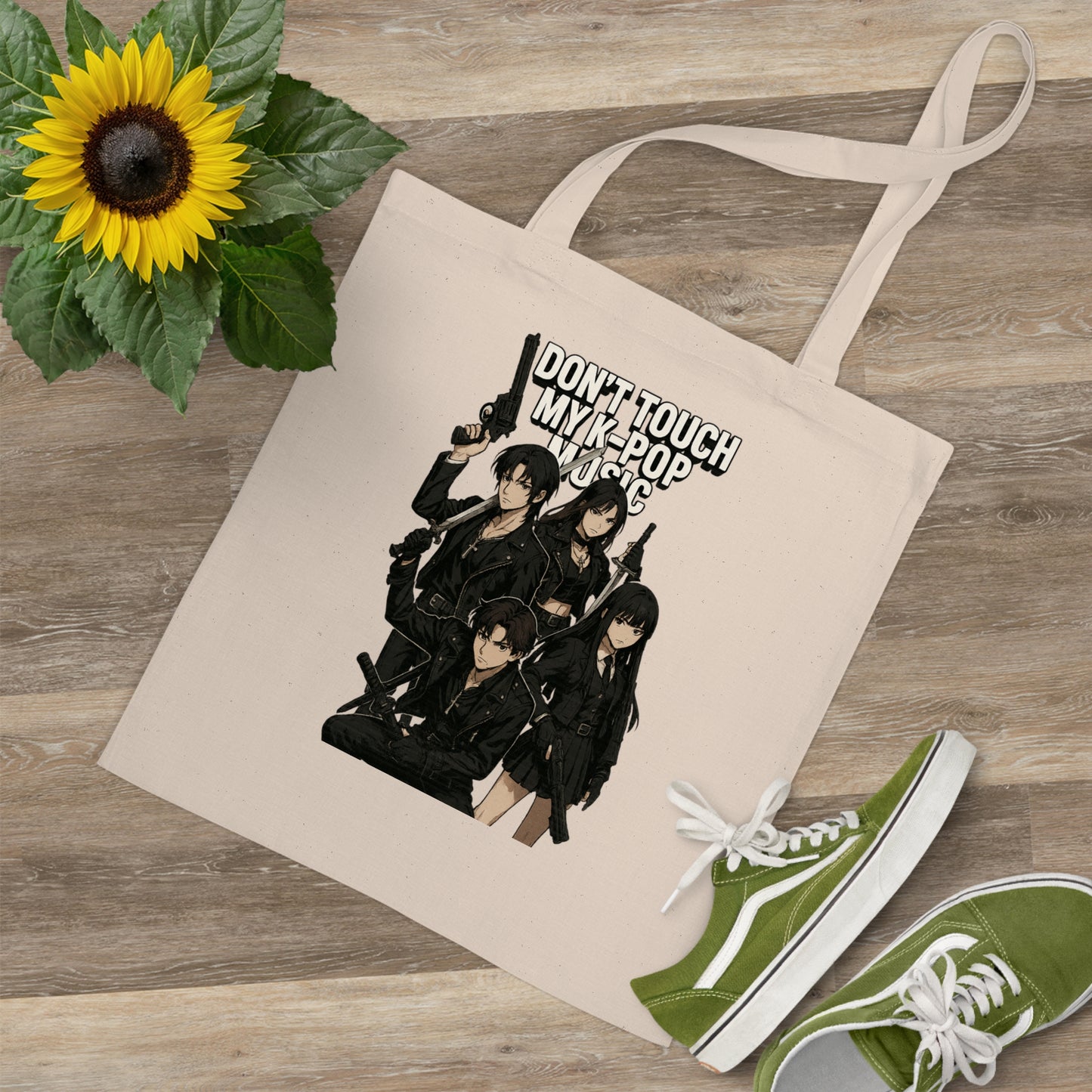 K-Pop Tote Bag - Perfect for Fans, Stylish Carry-All, Event Tote, Concert Bag, Gift for Music Lovers, Everyday Use