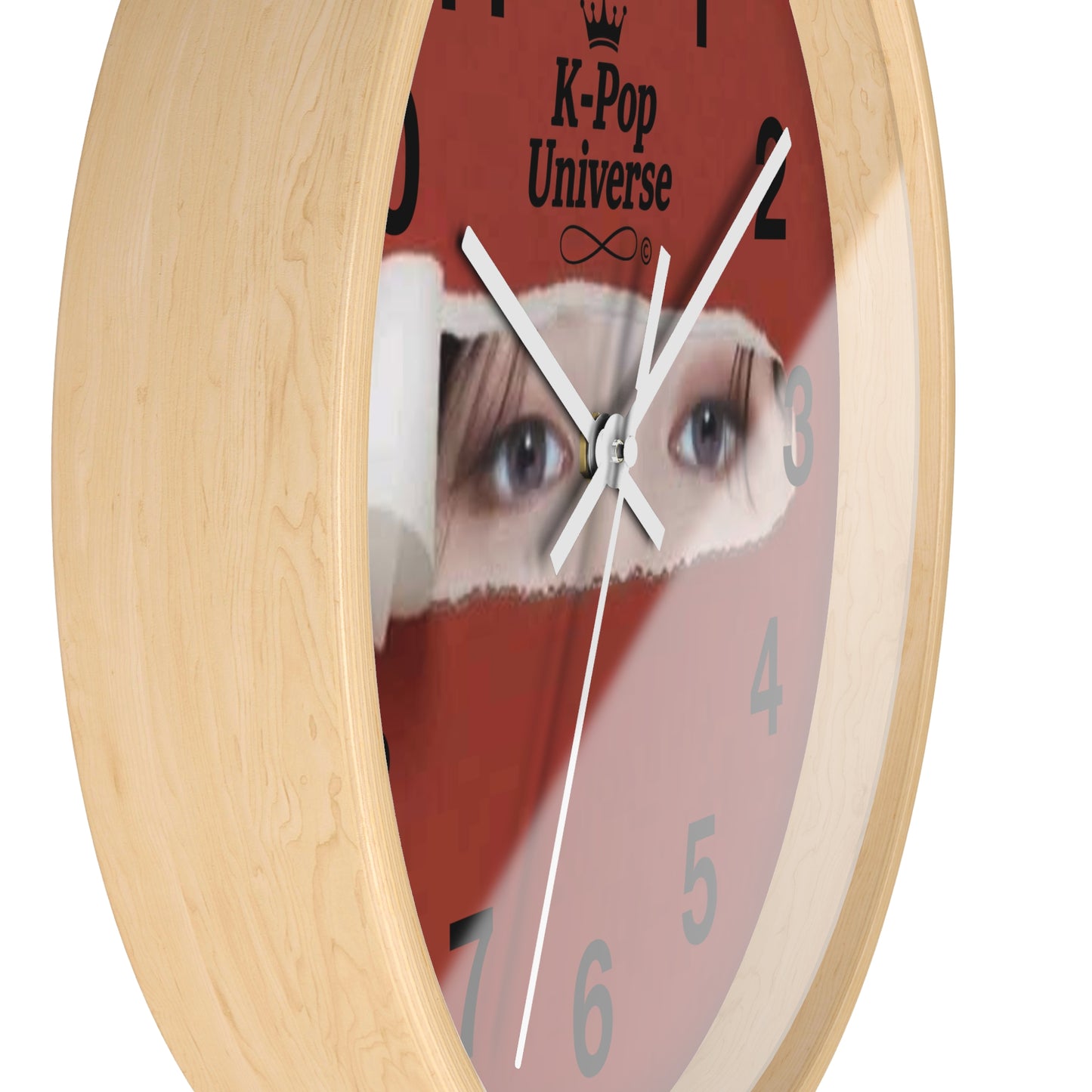 K-Pop Universe Wall Clock, Unique Home Decor, Music Lover Gift, Stylish Timepiece, K-Pop Fan Decor, Room Accent,Jimin /BTS