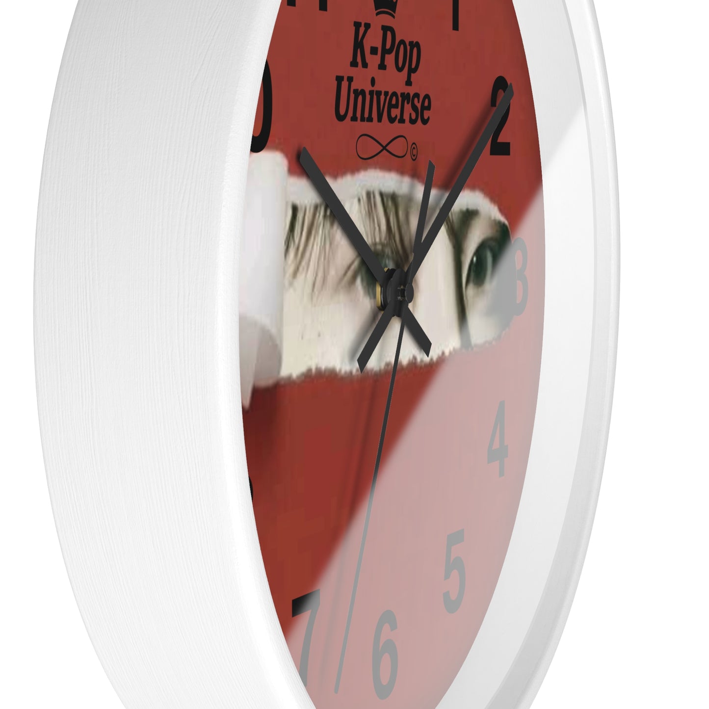 Wall Clock JK BTS/K-POPK-Pop Universe Wall Clock, K-Pop Decor, Unique Gift, Home Decoration, Music Lover Accessory, Trendy Wall Art