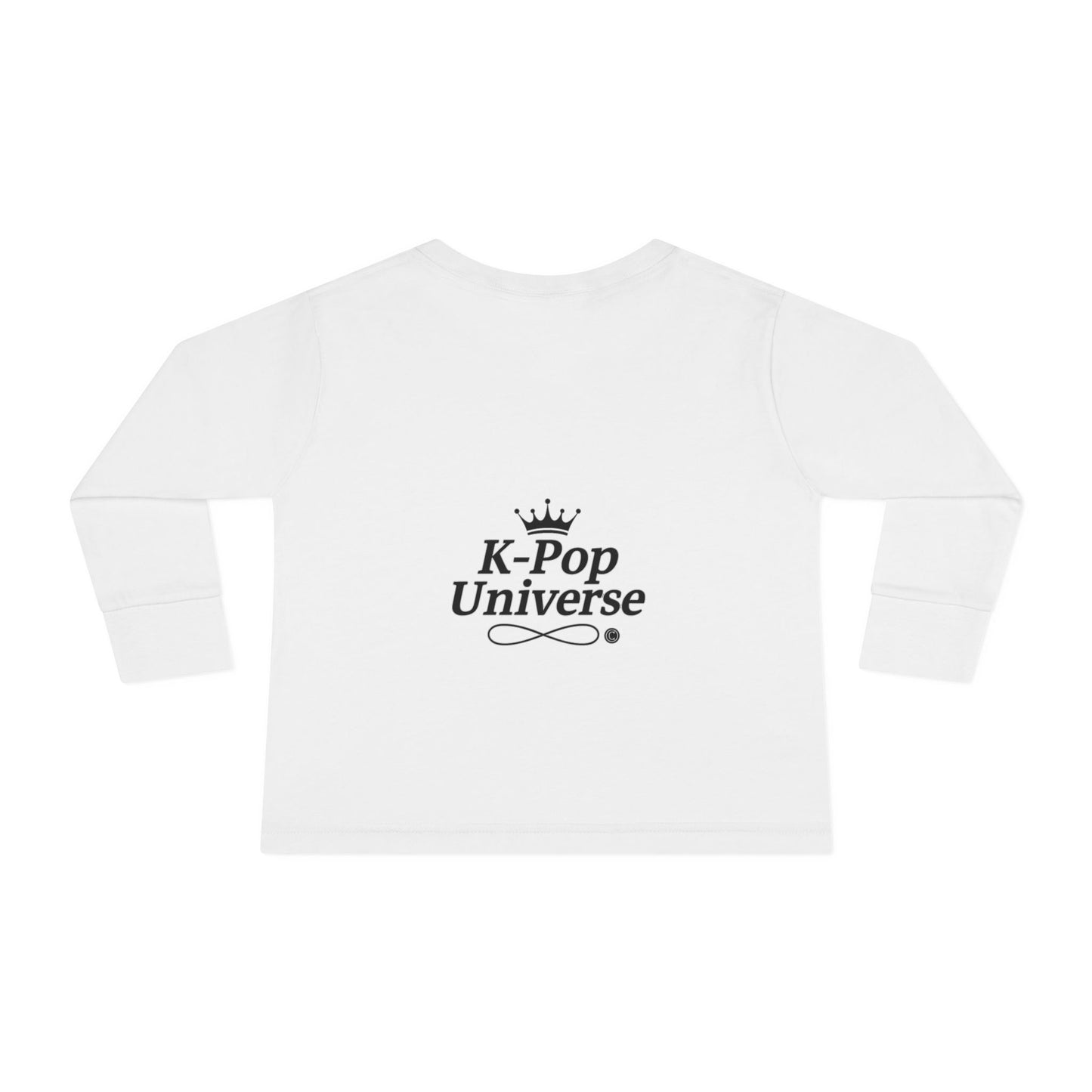 Toddler K-Pop Universe Tee, Cute Kids Shirt, Long Sleeve Top for BTS Fans, Perfect for Birthdays, Gift for Little Ones