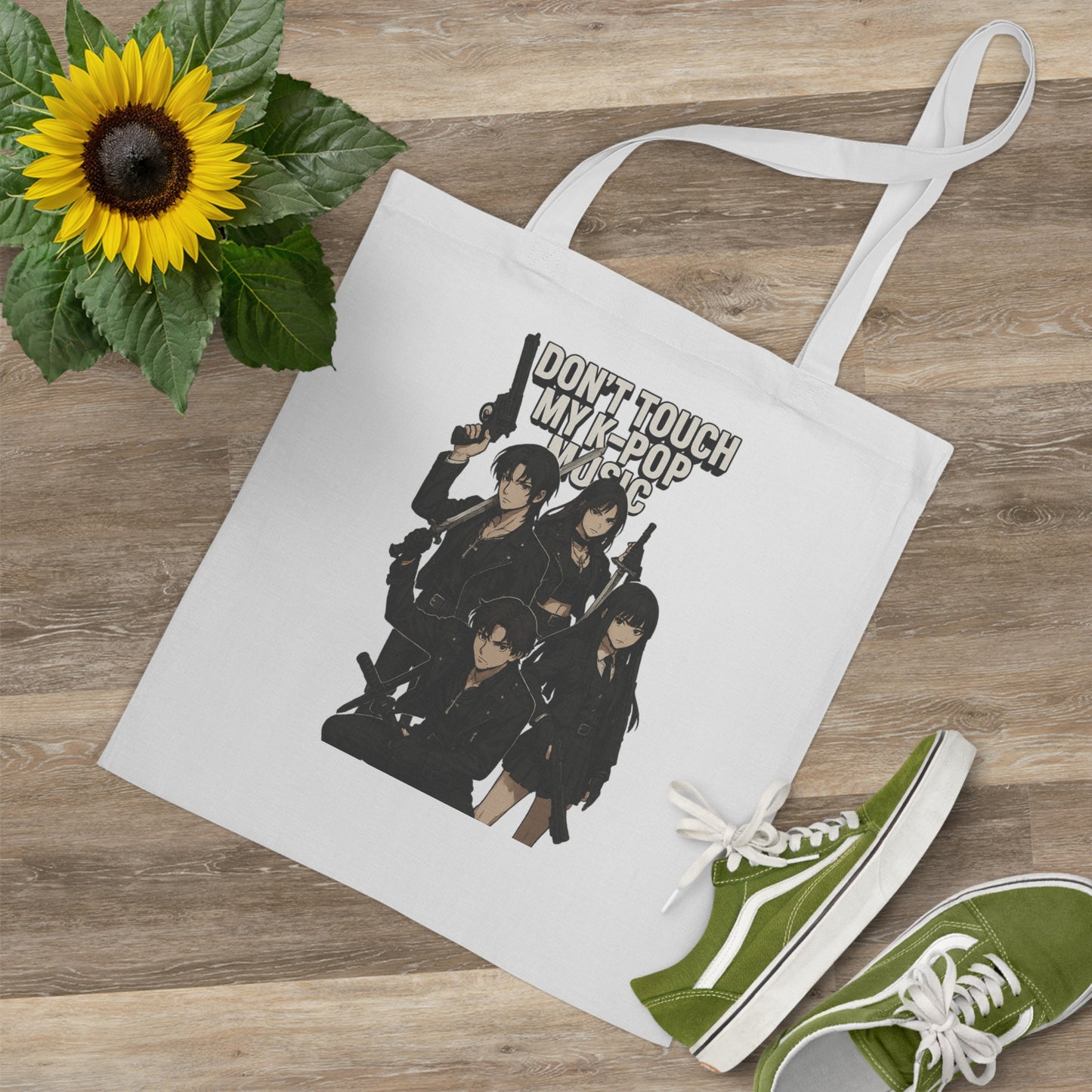 K-Pop Tote Bag - Perfect for Fans, Stylish Carry-All, Event Tote, Concert Bag, Gift for Music Lovers, Everyday Use