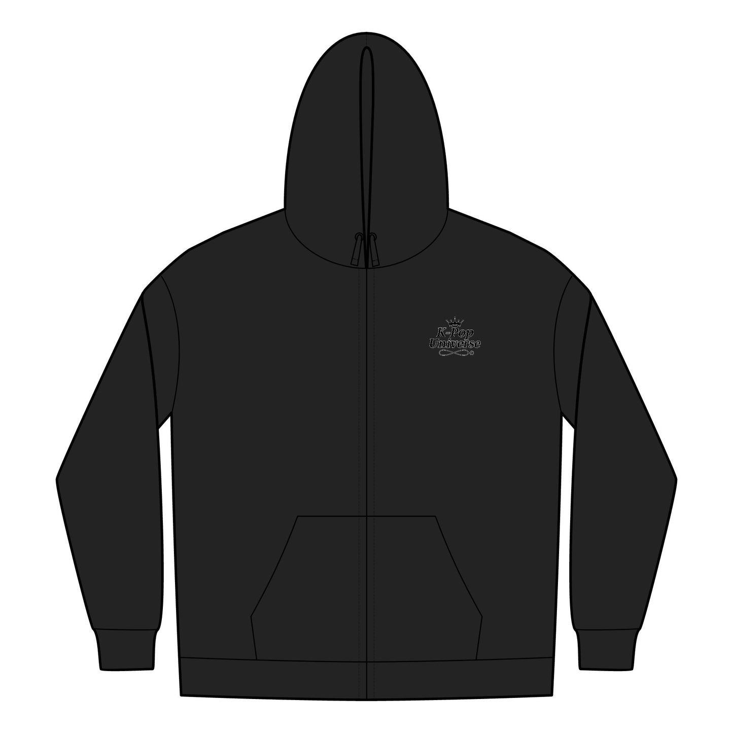 Seoul Night Full-Zip Hoodie | Cozy Urban Style, Unisex Hoody, Perfect for Spring, Casual Wear, Streetwear Fashion, Gifts, k-pop universe