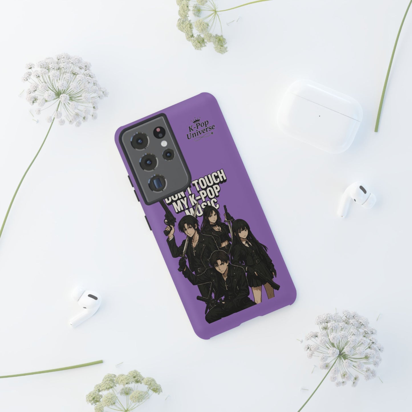 K-Pop Phone Case, Don't Touch My K-Pop Music Cover, Gift for Fans, Cute K-Pop Merchandise, Trending Phone Accessories