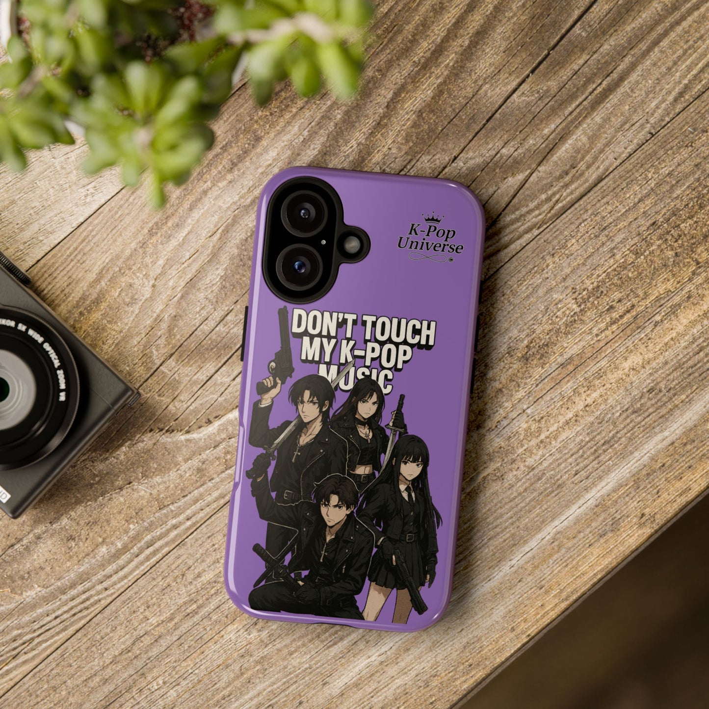 K-Pop Phone Case, Don't Touch My K-Pop Music Cover, Gift for Fans, Cute K-Pop Merchandise, Trending Phone Accessories