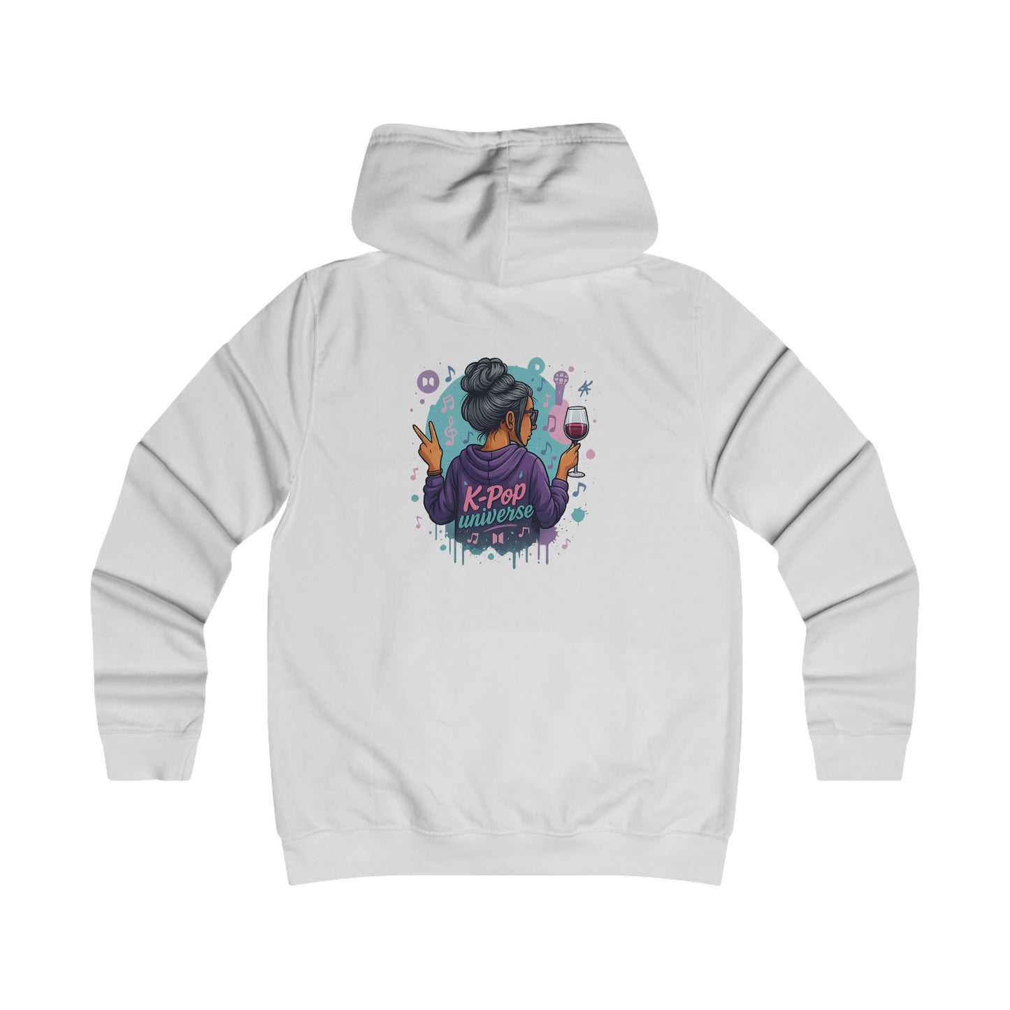 K-Pop Universe Girlie Hoodie - Cozy Fashion for Music Lovers, Trendy College Apparel, Perfect for Concerts, Gifts, and Everyday Wear
