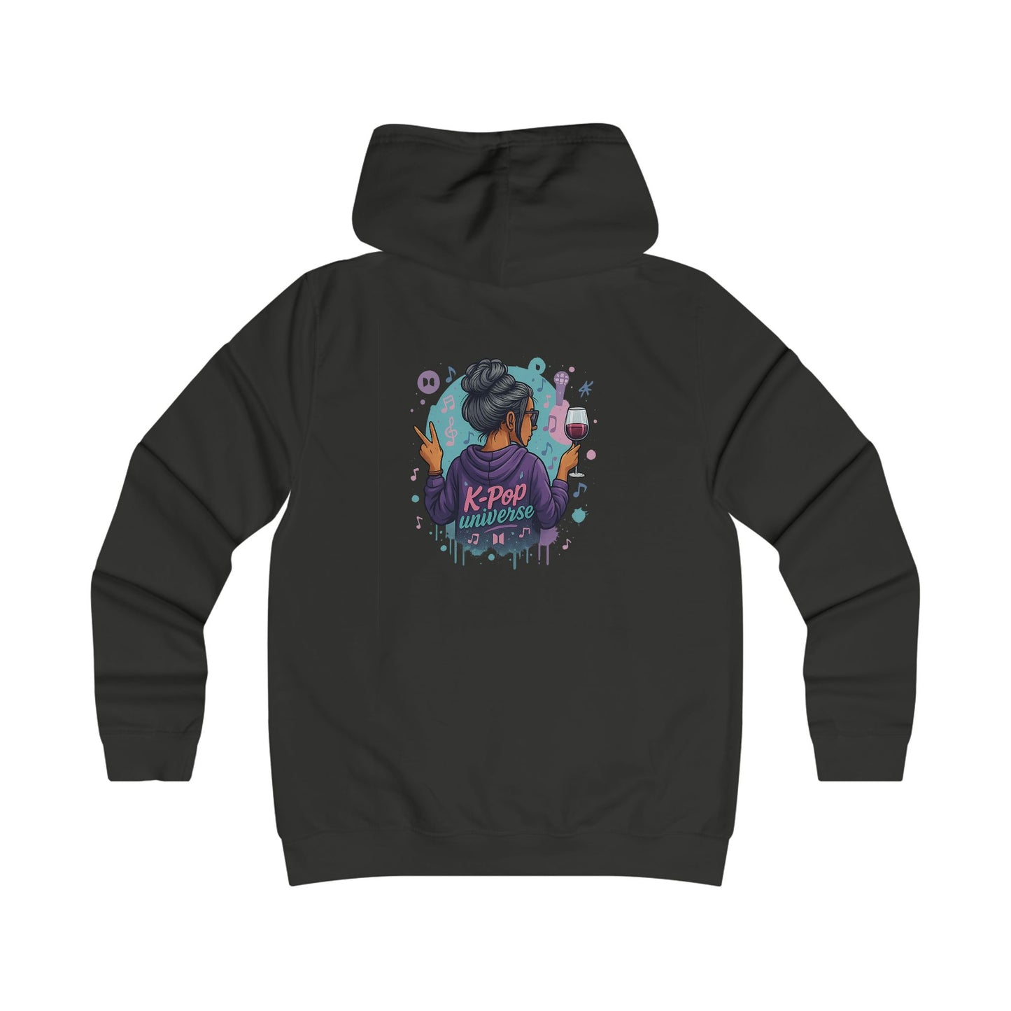 K-Pop Universe Girlie Hoodie - Cozy Fashion for Music Lovers, Trendy College Apparel, Perfect for Concerts, Gifts, and Everyday Wear