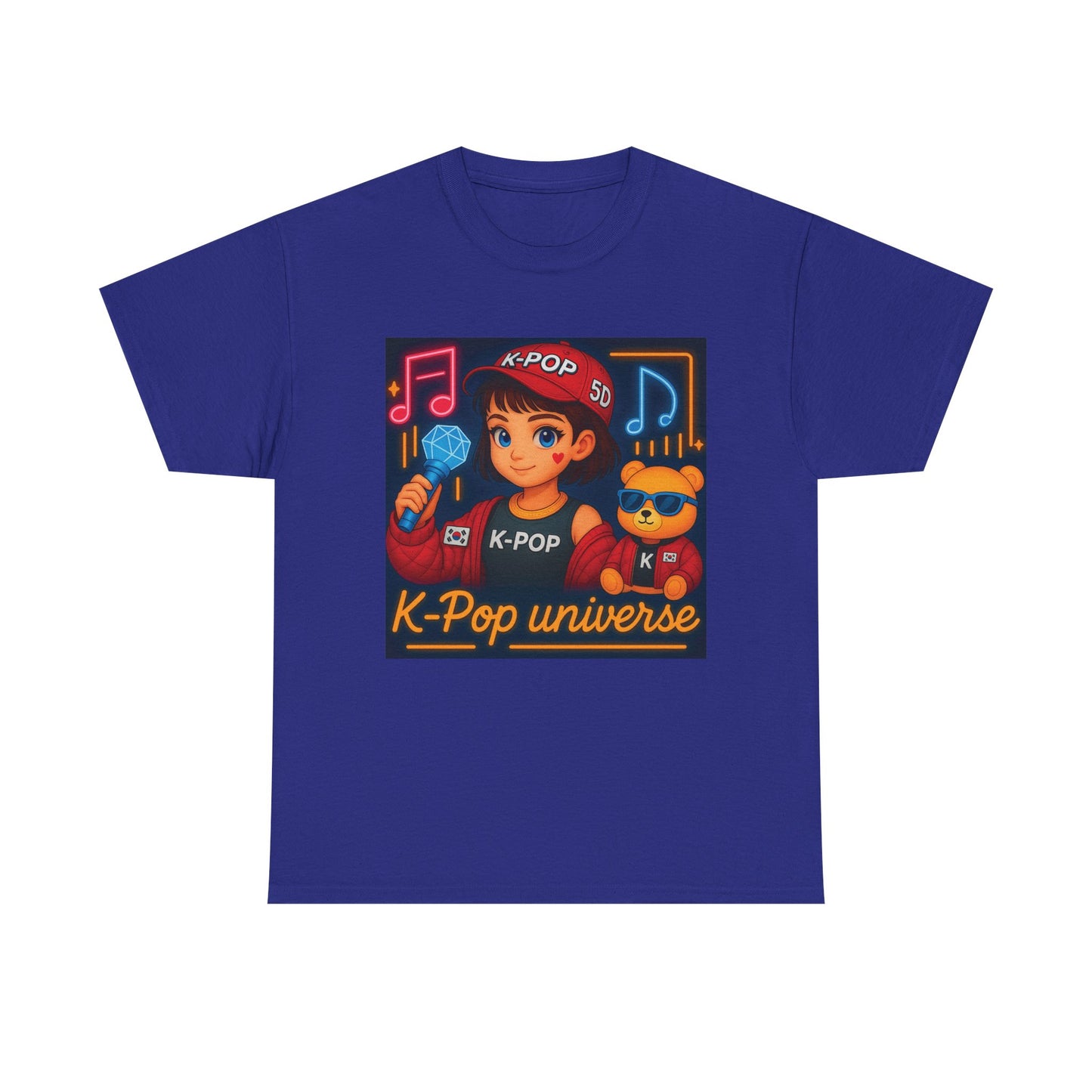 K-Pop Universe "Good Vibes Only" Graphic T-Shirt, Unisex Cotton Tee, Music Lover Gift, Concert Wear, Casual Style