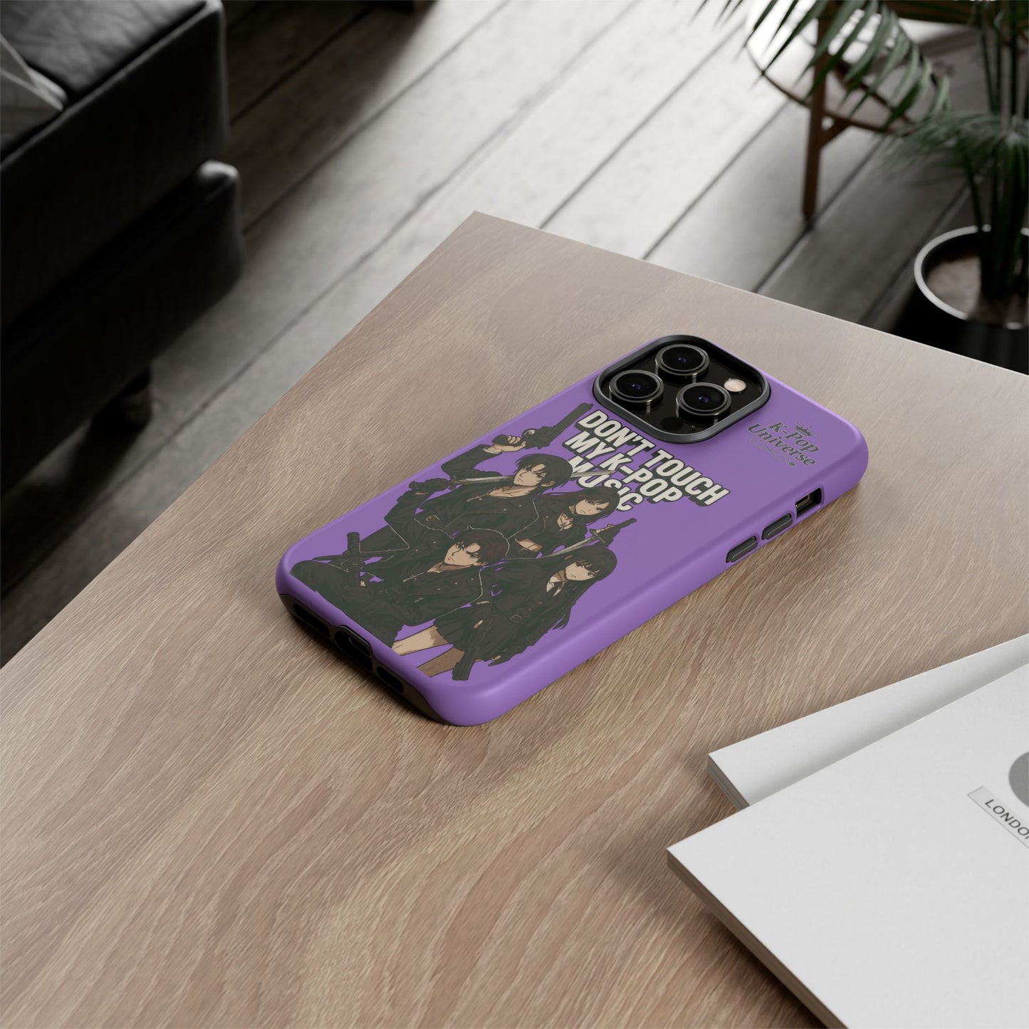 K-Pop Phone Case, Don't Touch My K-Pop Music Cover, Gift for Fans, Cute K-Pop Merchandise, Trending Phone Accessories