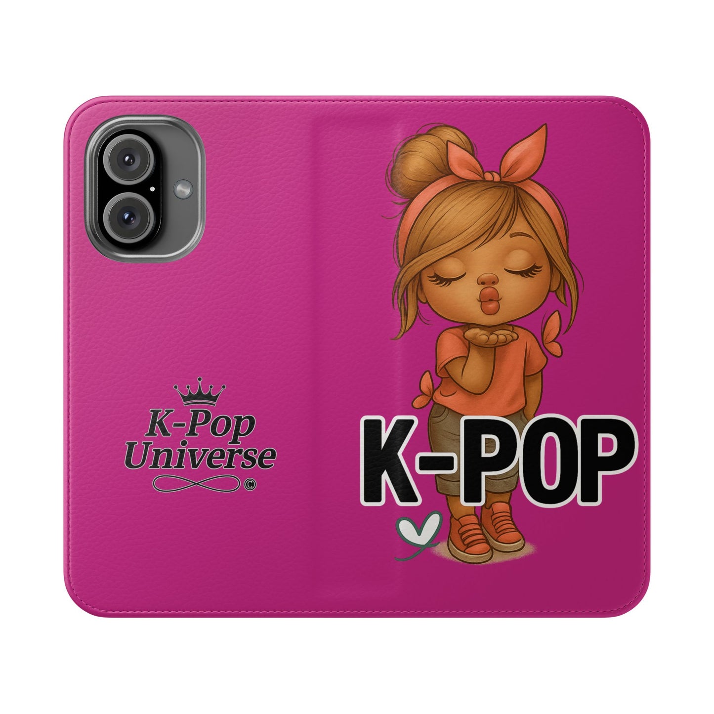K-Pop Flip Case for Fans, Cute K-Pop Merchandise, Stylish Phone Cover, Ideal for Gifts, Birthday, Concerts, and Celebrations