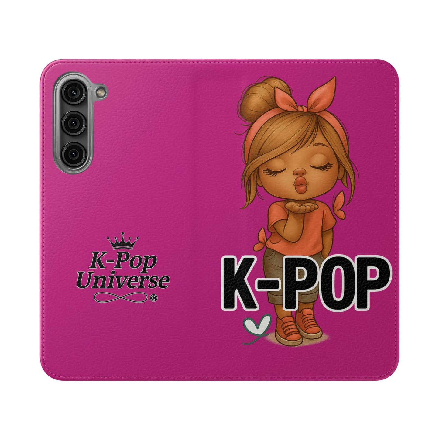 K-Pop Flip Case for Fans, Cute K-Pop Merchandise, Stylish Phone Cover, Ideal for Gifts, Birthday, Concerts, and Celebrations