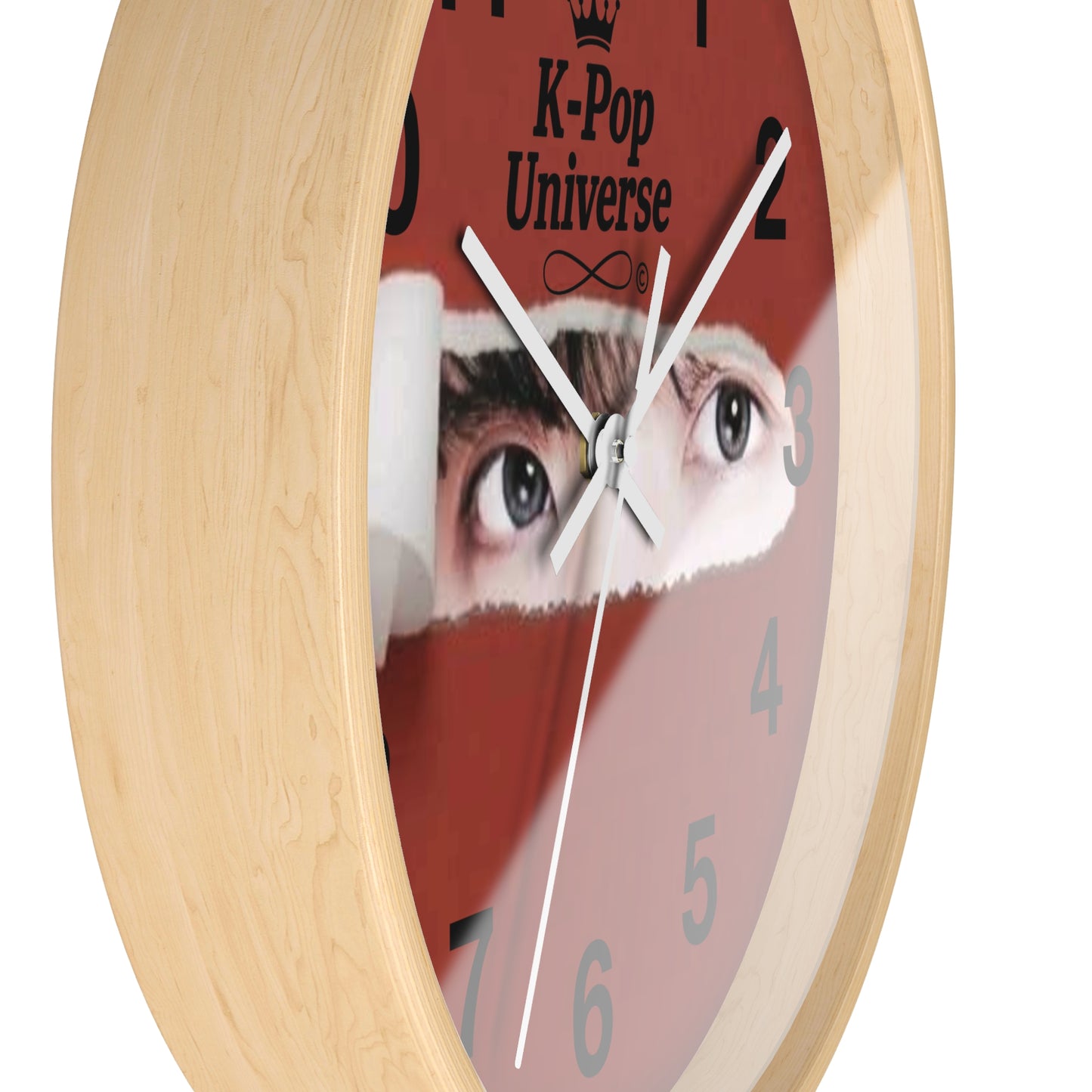 K-Pop Inspired Wall Clock for Fandom Decor, Unique Gift for Fans, Home Office Decor, K-Pop Universe Timepiece, Aesthetic Wall Art/J-Hope/BTS