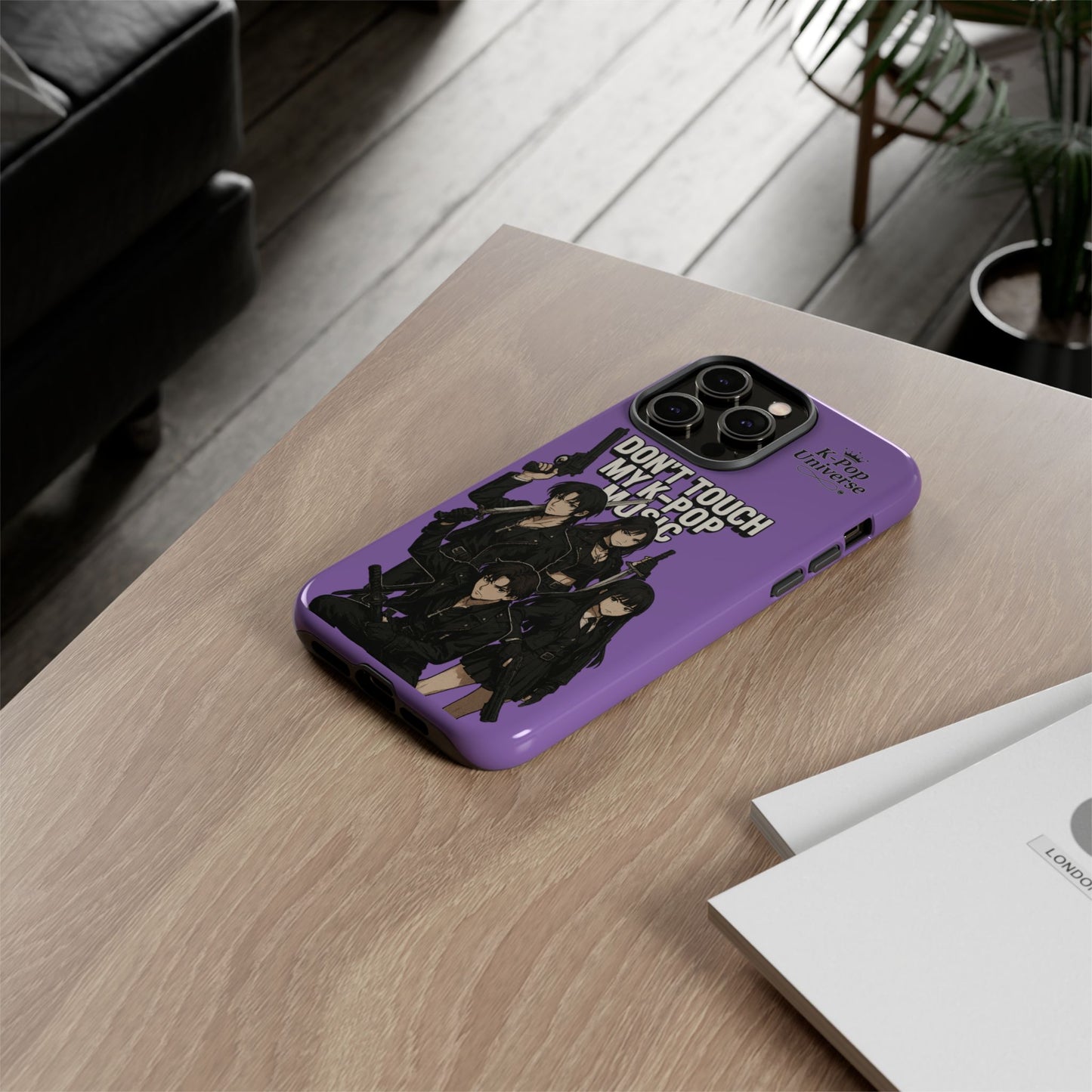 K-Pop Phone Case, Don't Touch My K-Pop Music Cover, Gift for Fans, Cute K-Pop Merchandise, Trending Phone Accessories