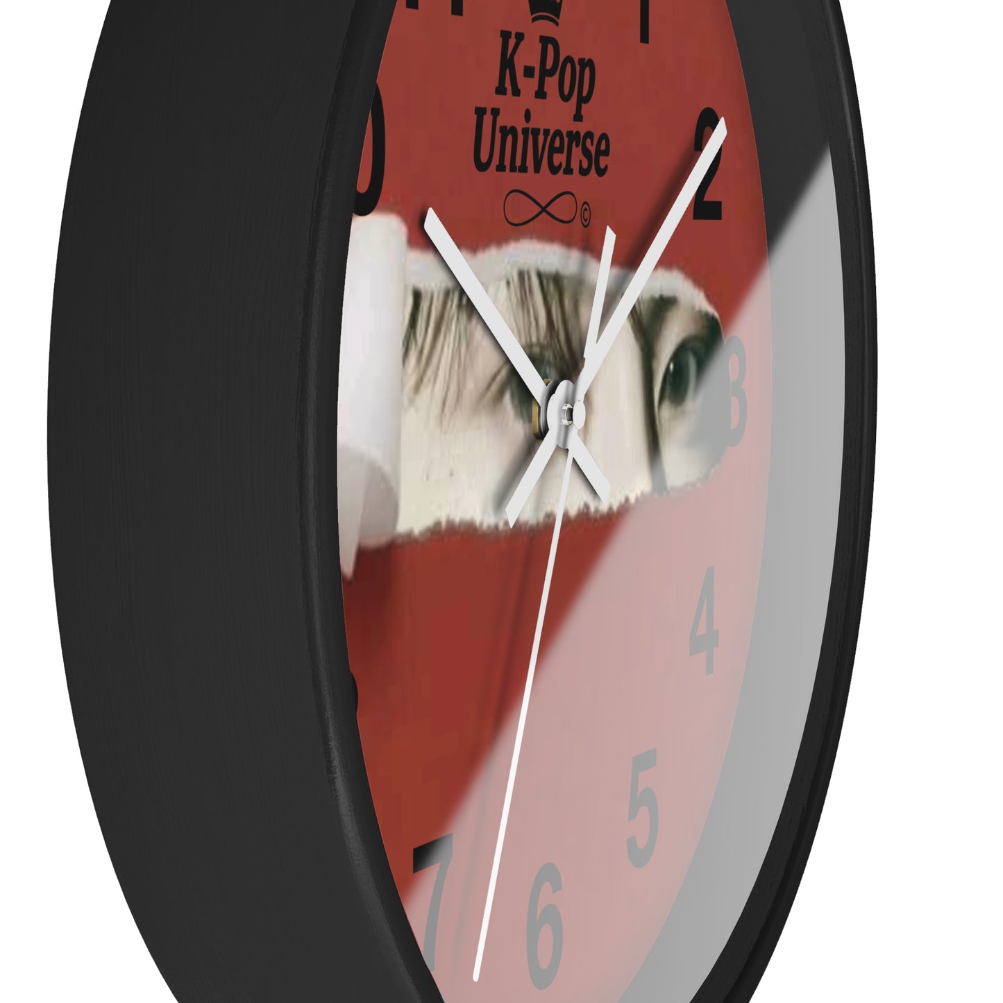 Wall Clock JK BTS/K-POPK-Pop Universe Wall Clock, K-Pop Decor, Unique Gift, Home Decoration, Music Lover Accessory, Trendy Wall Art