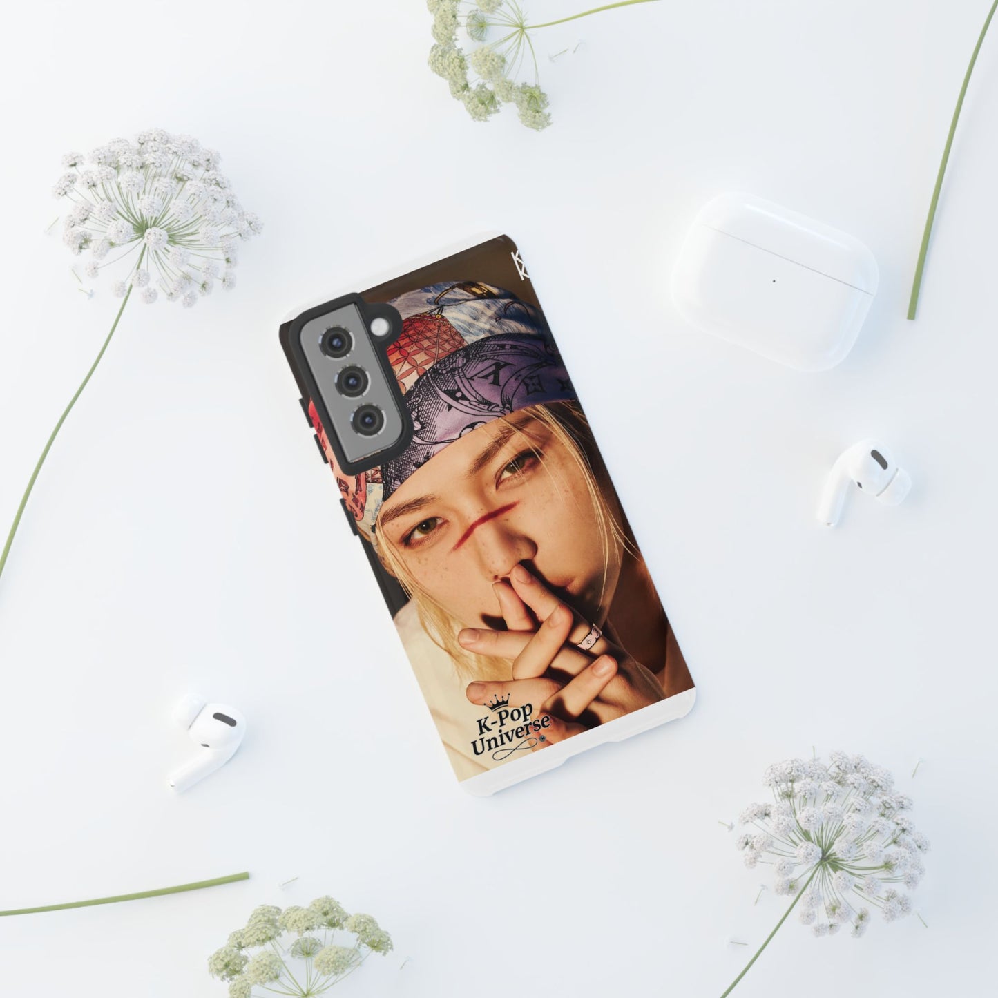 K-Pop Tough Phone Case, Stylish K-Pop Accessory, Trendy Gift for Fans, Birthday Present, Unique Phone Case Design