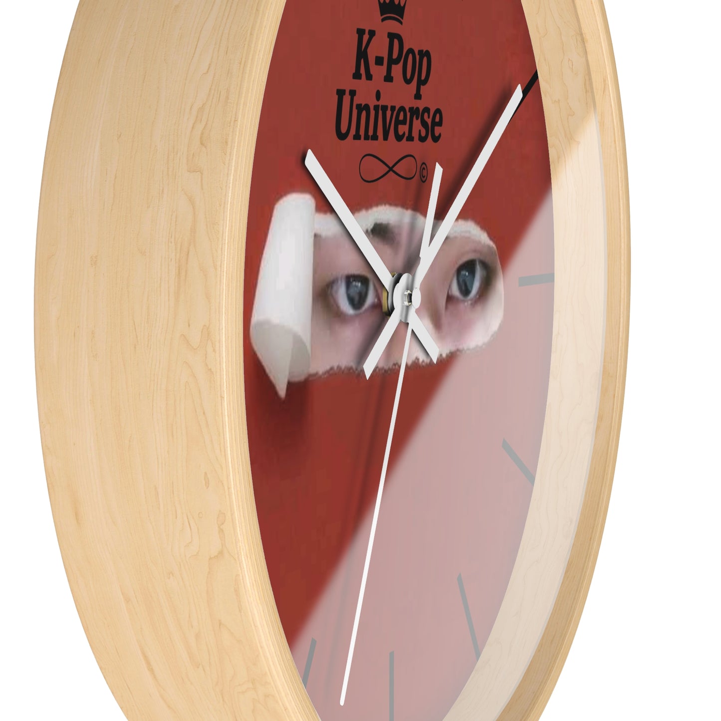 K-Pop Universe Wall Clock, Unique Home Decor, K-Pop Fan Gift, Modern Timepiece, Stylish Wall Art