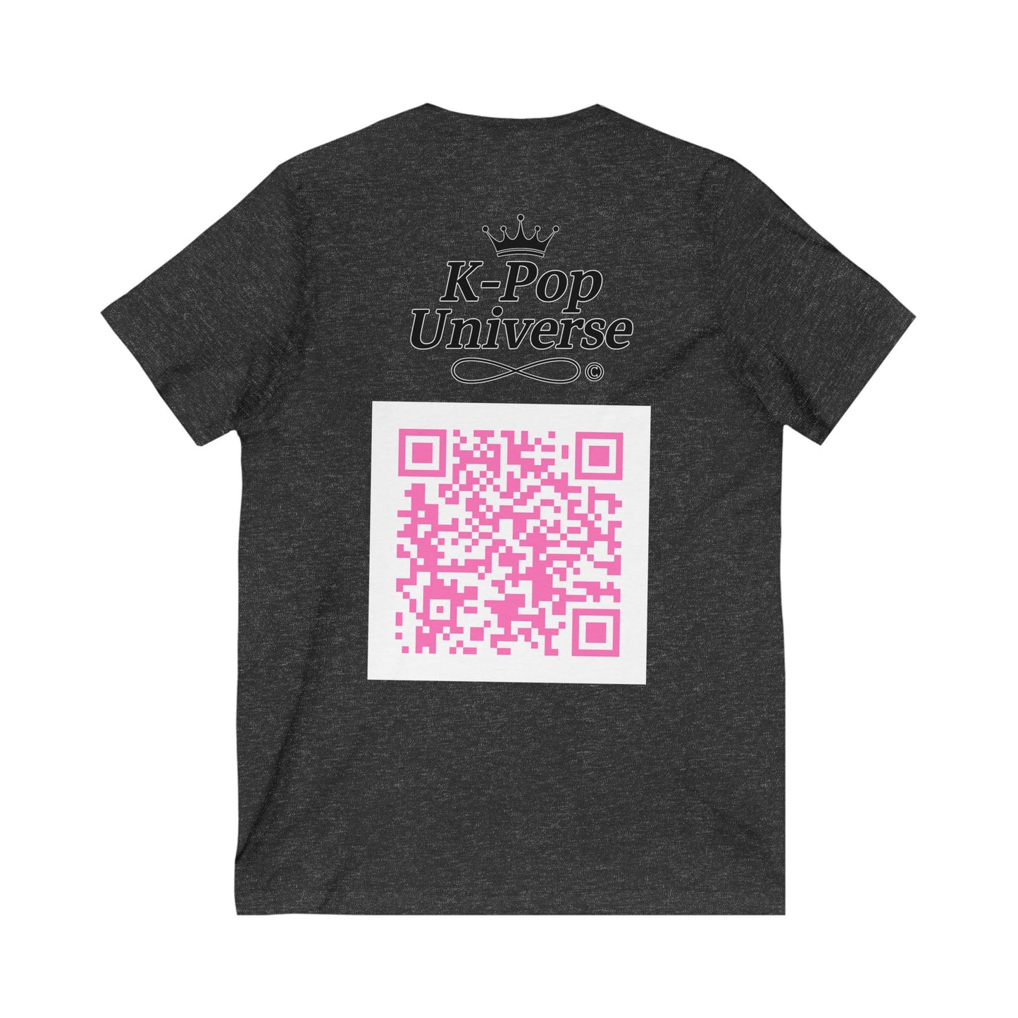 K-Pop Universe Unisex V-Neck Tee, Trendy Tee for Fans, Music Lover Apparel, Perfect for Concerts, Birthday Gift, Everyday Style