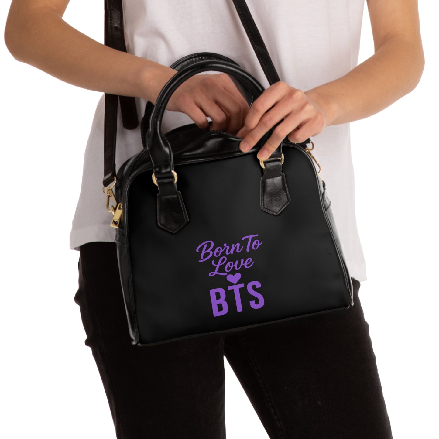 Stylish Shoulder Handbag, Trendy Handbag for BTS Fans, Fashion Handbag, Cute Handbag for Gifts, Perfect for Everyday Use