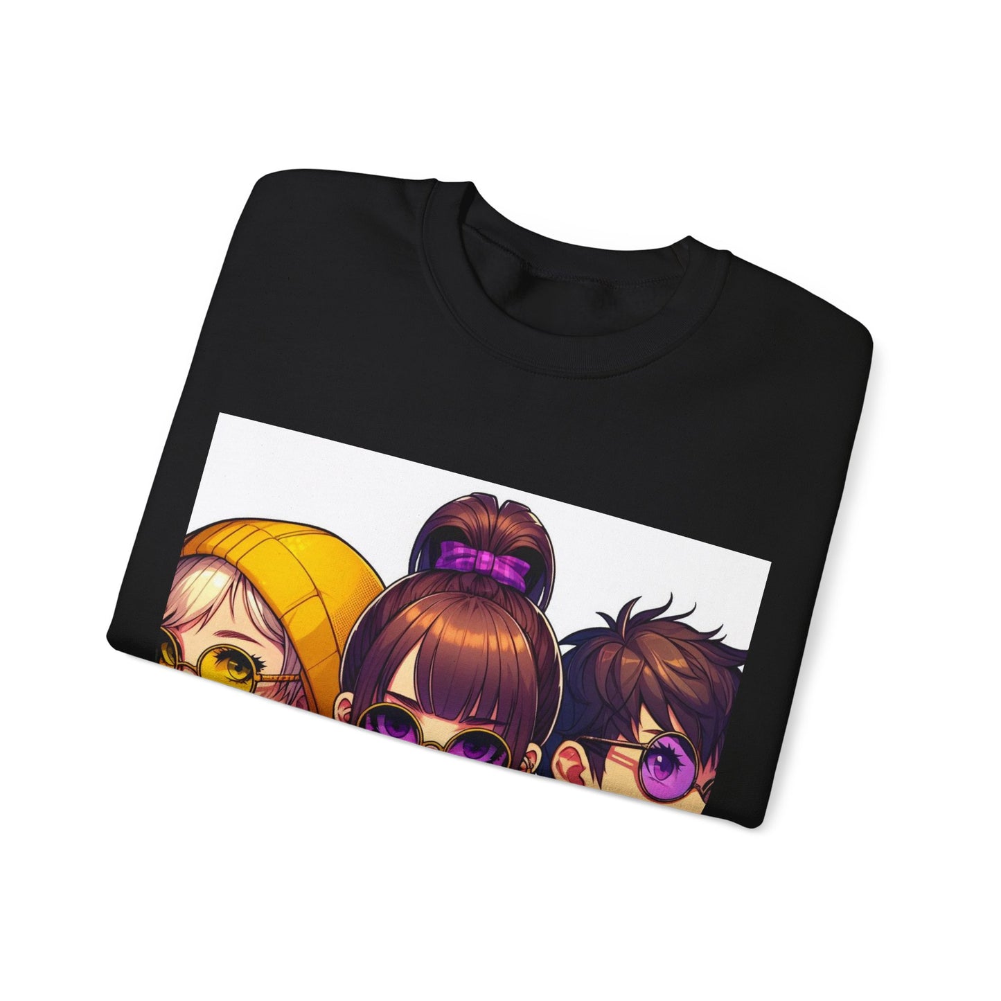 K-Pop Universe Crewneck Sweatshirt | Unisex Heavy Blend™, Trendy Fashion Apparel, Cozy Streetwear, Gift for Fans, Retro Style