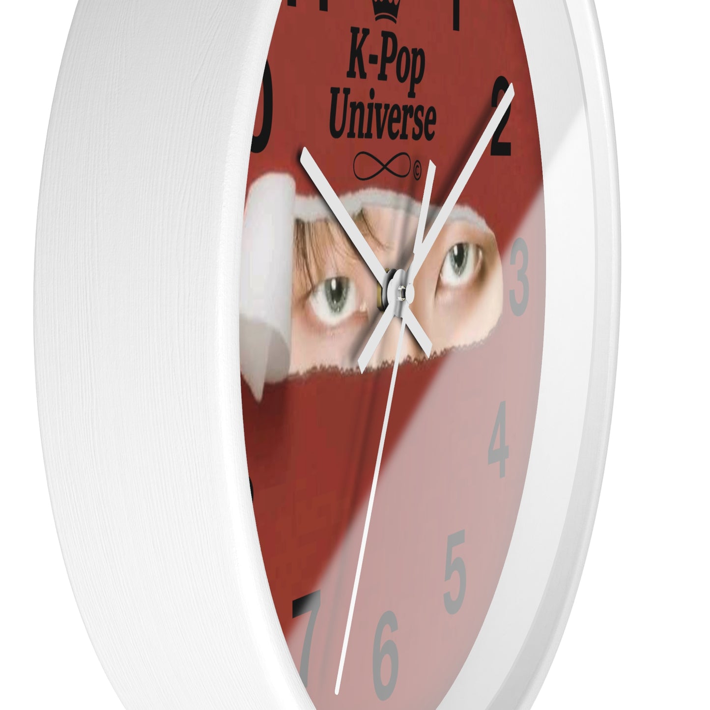 K-Pop Themed Wall Clock, Unique Home Decor, Gift for Fans, Music Room Essential, Stylish Timepiece
