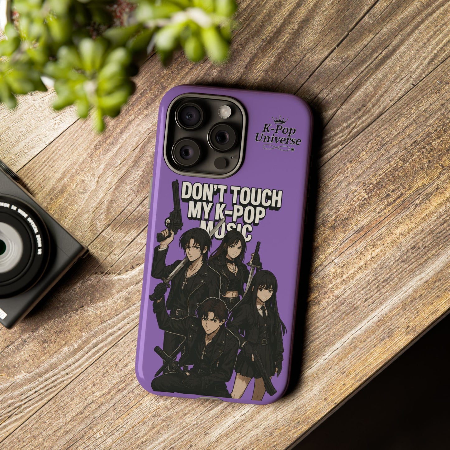 K-Pop Phone Case, Don't Touch My K-Pop Music Cover, Gift for Fans, Cute K-Pop Merchandise, Trending Phone Accessories