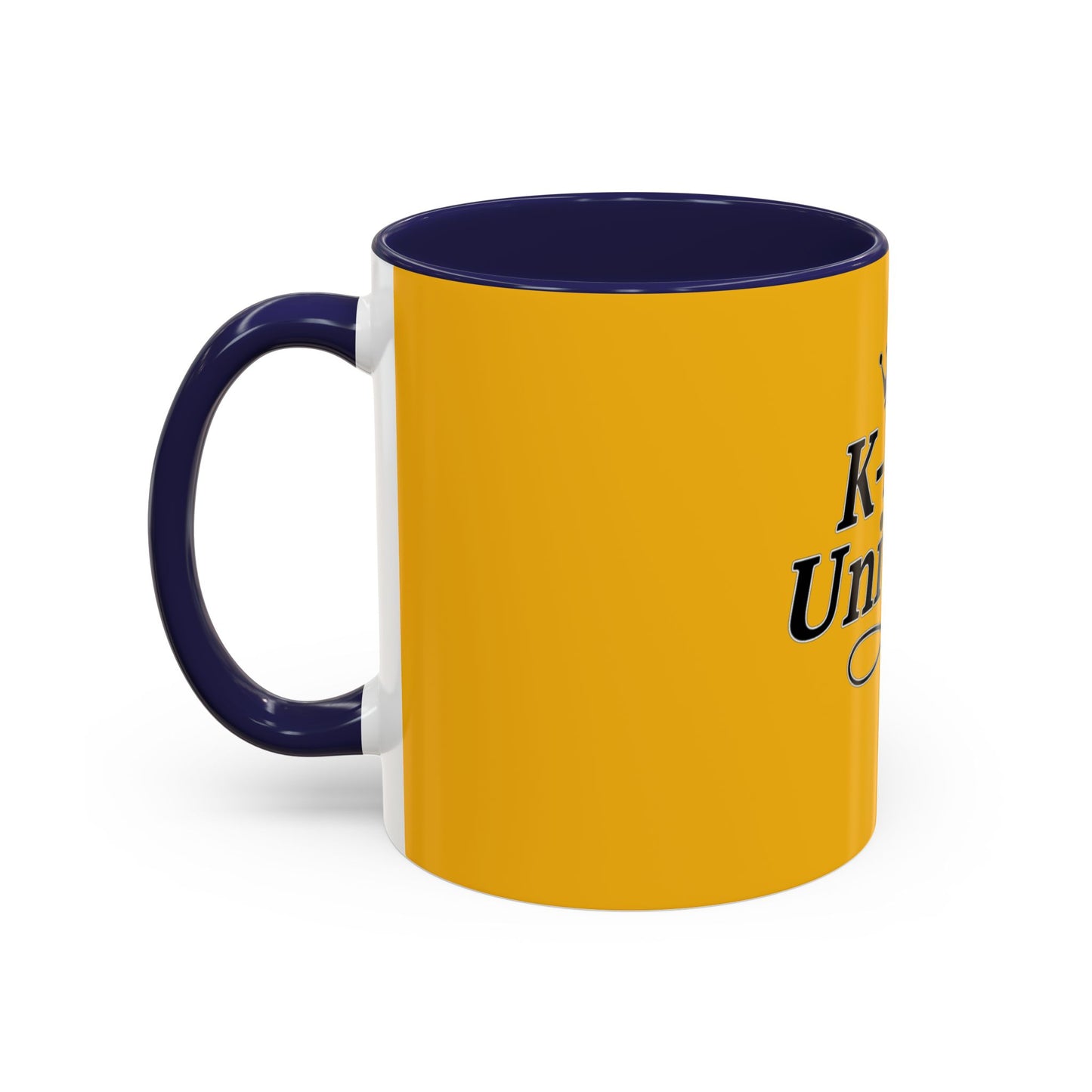 K-Pop Universe Accent Coffee Mug | Perfect for Fans, Gifts for Birthdays, Unique Collectors Item, Vibrant Yellow Mug, Black Handle Mug, K-pop universe