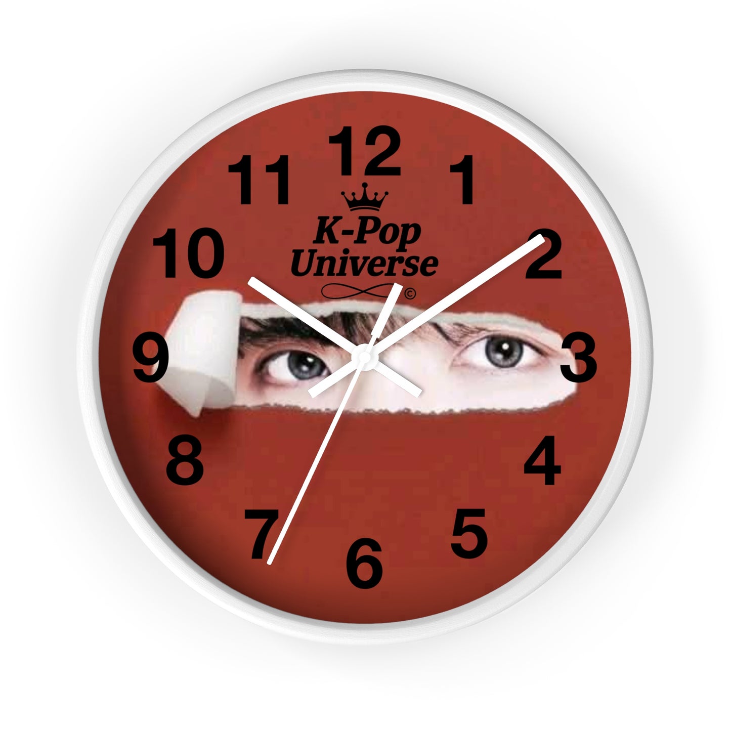 K-Pop Inspired Wall Clock for Fandom Decor, Unique Gift for Fans, Home Office Decor, K-Pop Universe Timepiece, Aesthetic Wall Art/J-Hope/BTS